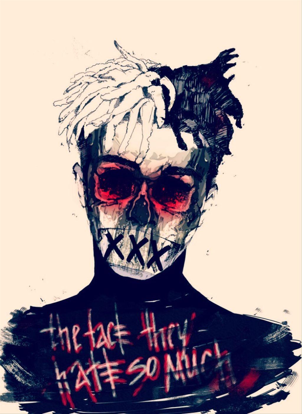 1024x1402 Xxxtentacion Wallpaper