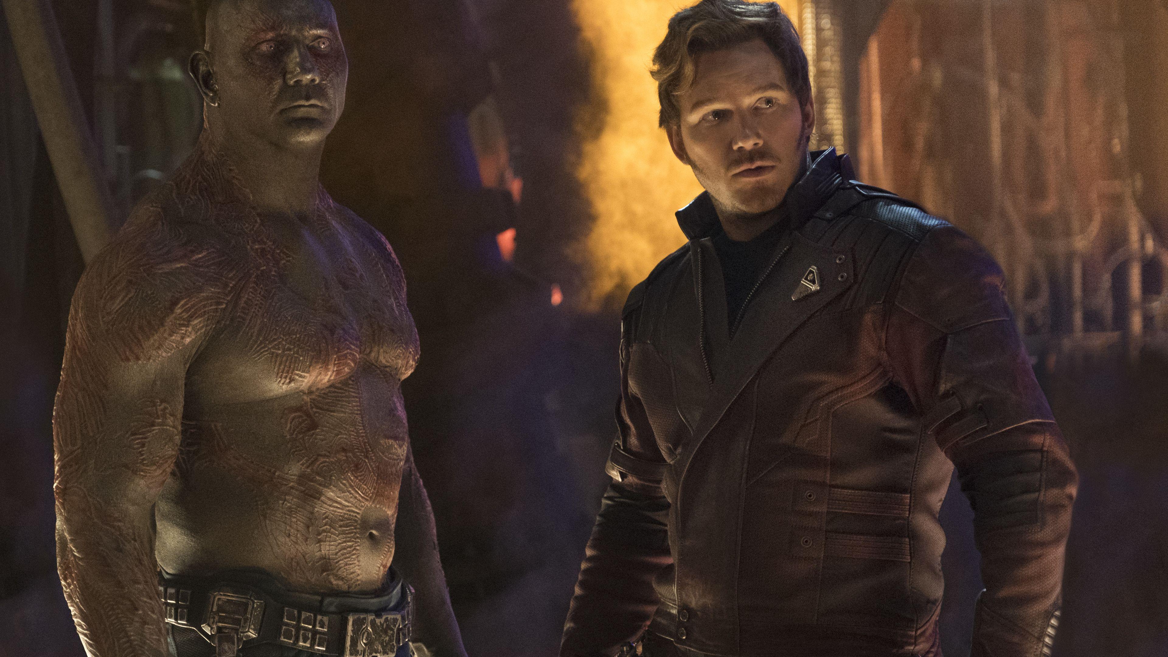 3840x2160 Wallpaper 4k Star Lord And Drax The Destroyer In Avengers