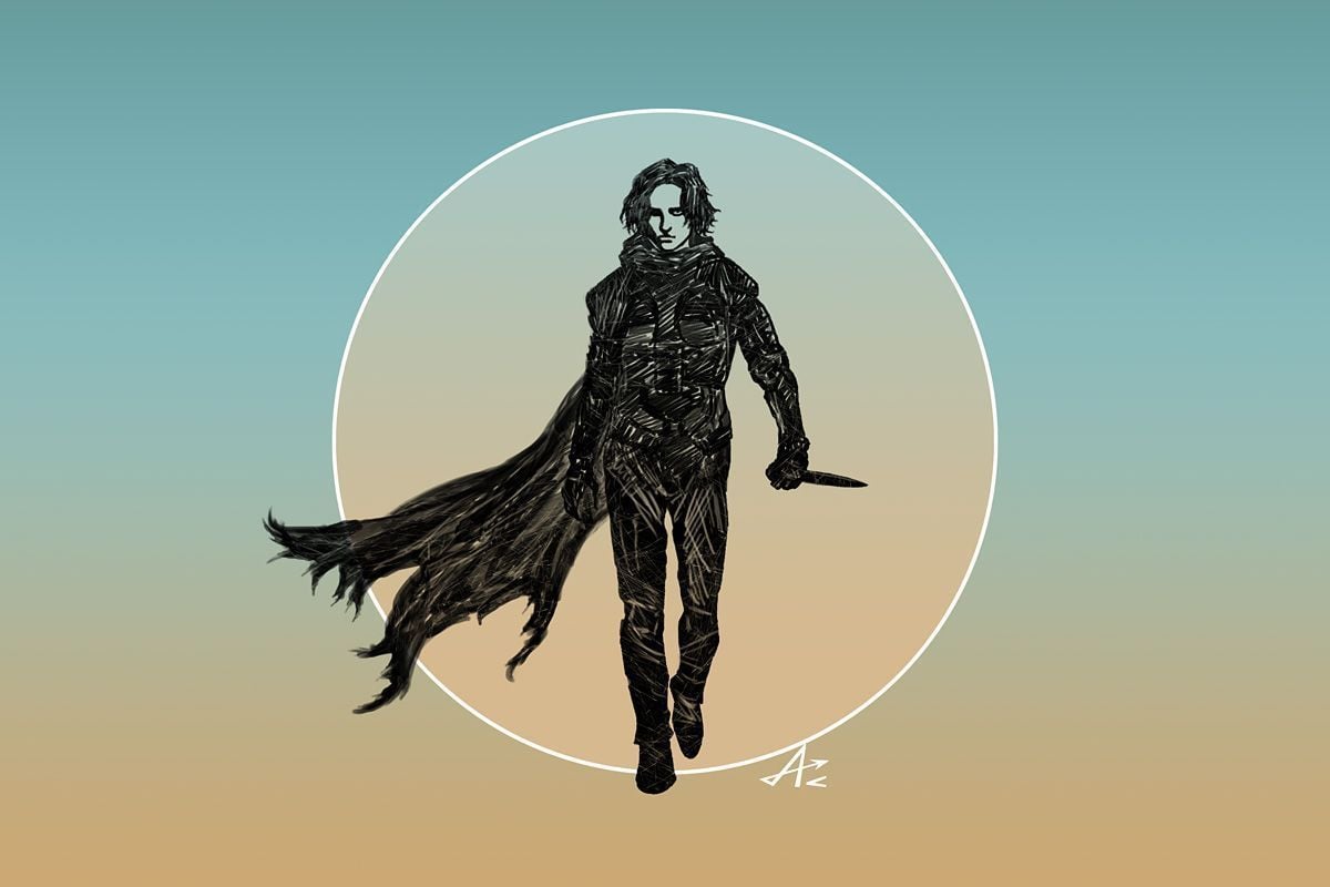 1200x800 Dune poster color palette. #DuneMovie
