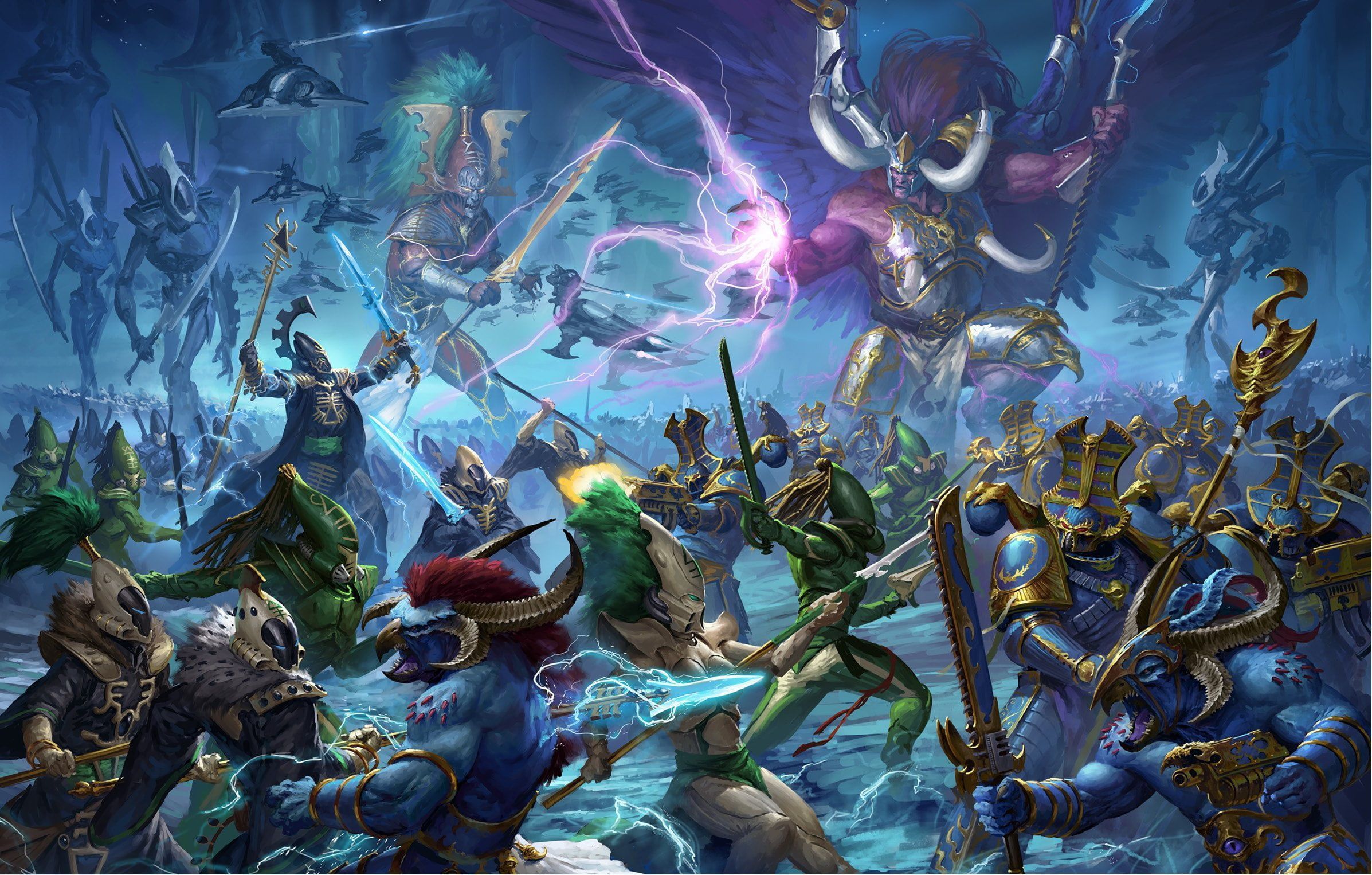 2394x1526 demon #avatar #chaos space marine