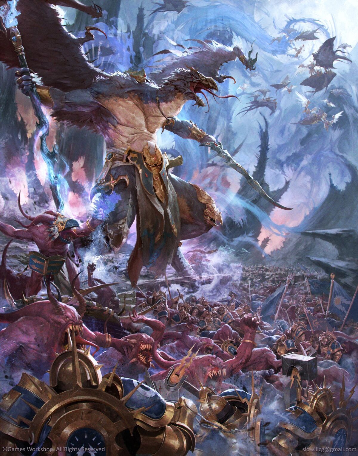 1200x1531 Disciples of Tzeentch. Age of Sigmar