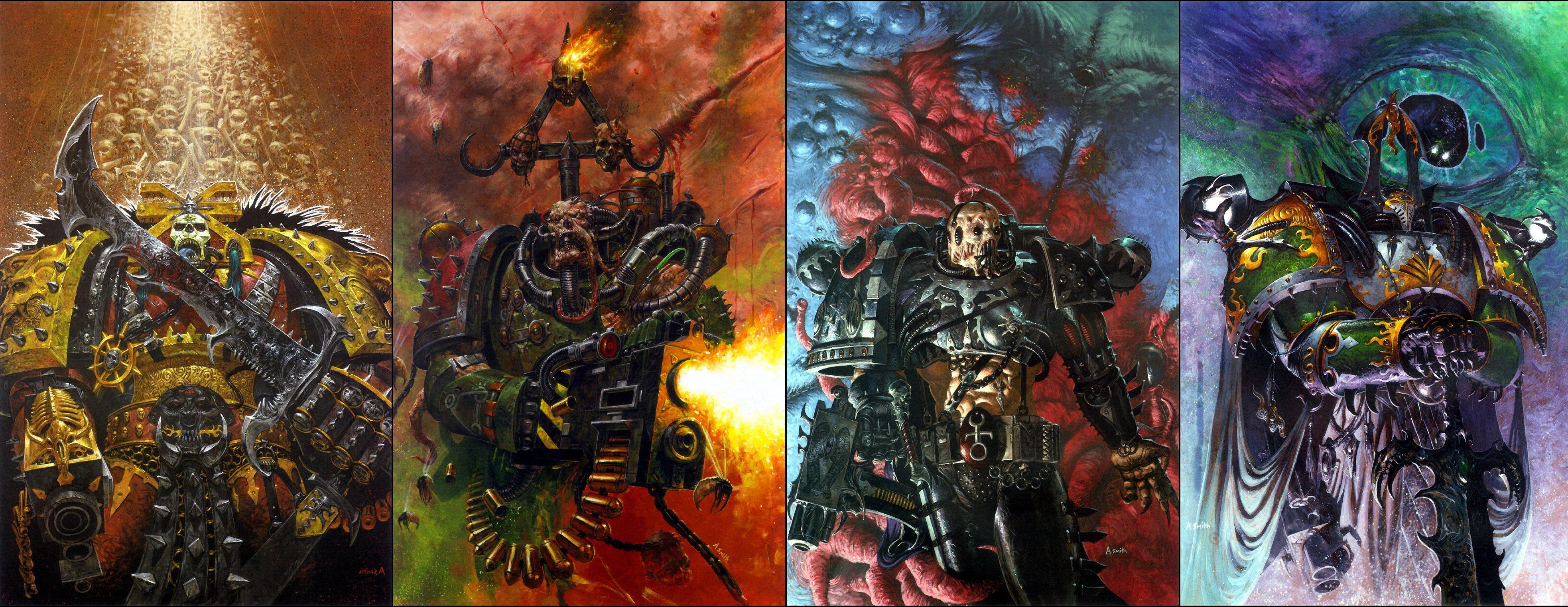 3932x1522 Video Game Warhammer HD Wallpaper