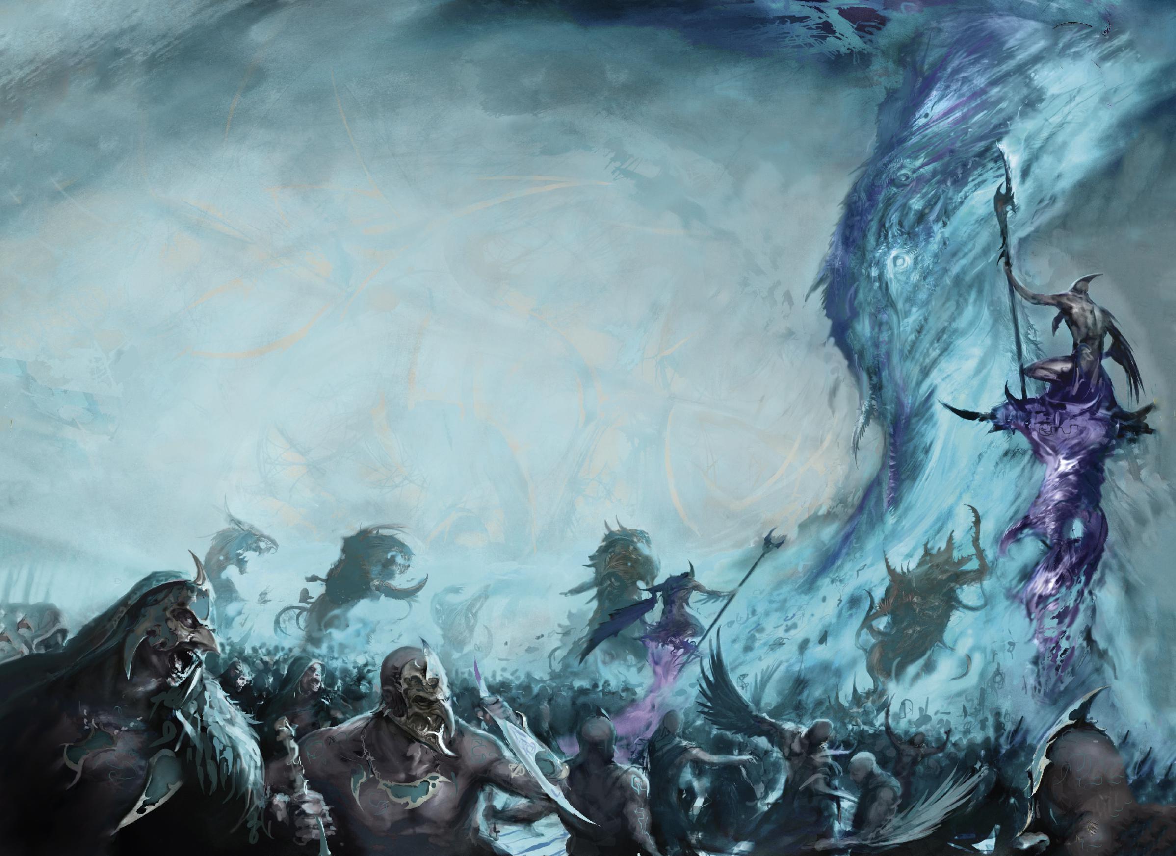 2397x1746 Disciples of Tzeentch Artwork : r