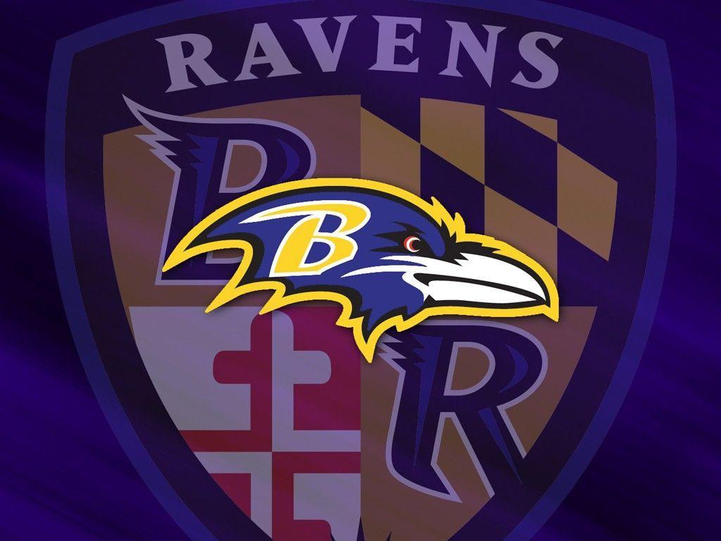 Baltimore Ravens logo, grunge art, American football team, emblem, purple  background, HD wallpaper