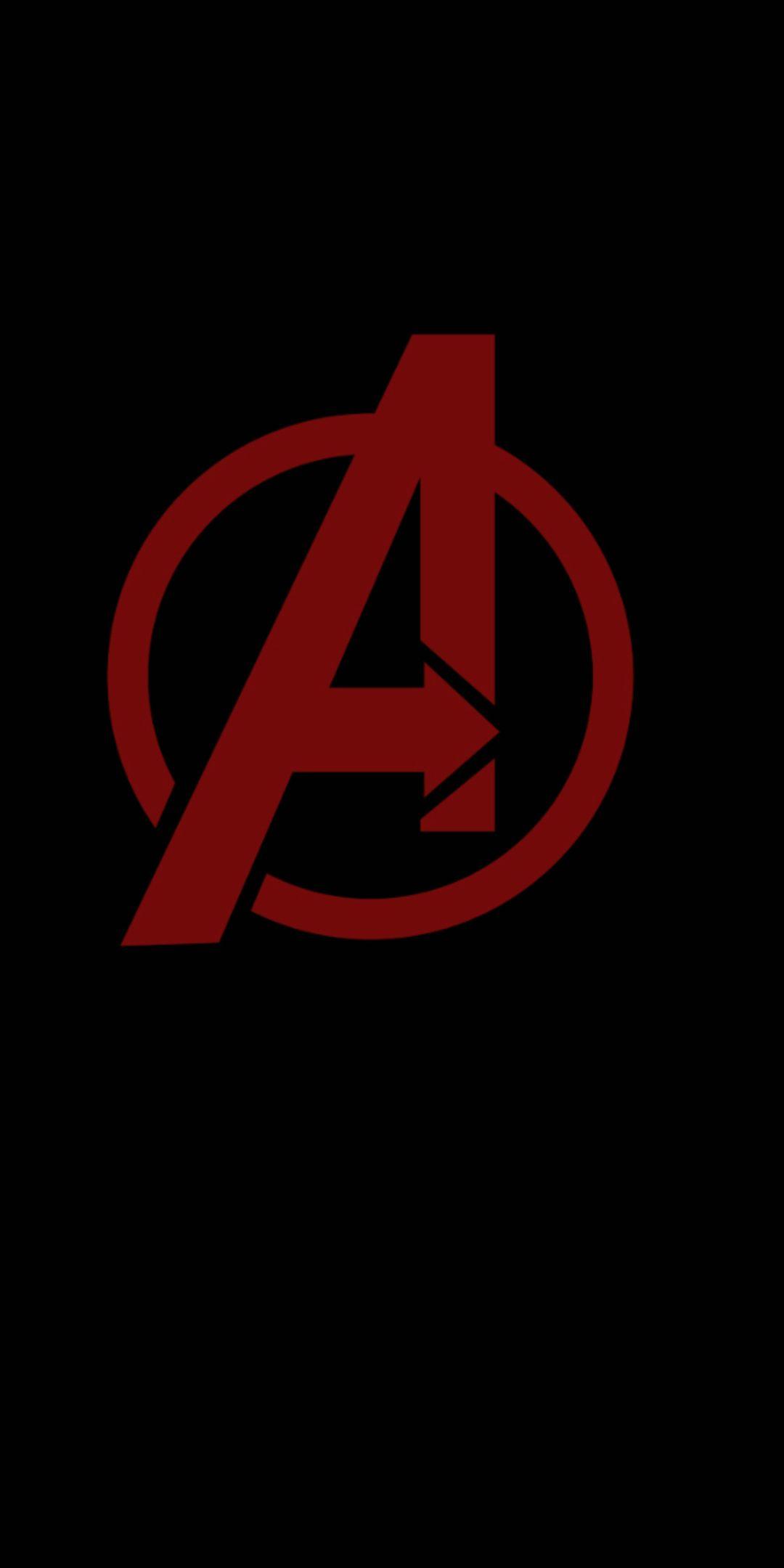 1080x2160 Avengers Minimal Logo One Plus 5T, Honor 7x, Honor