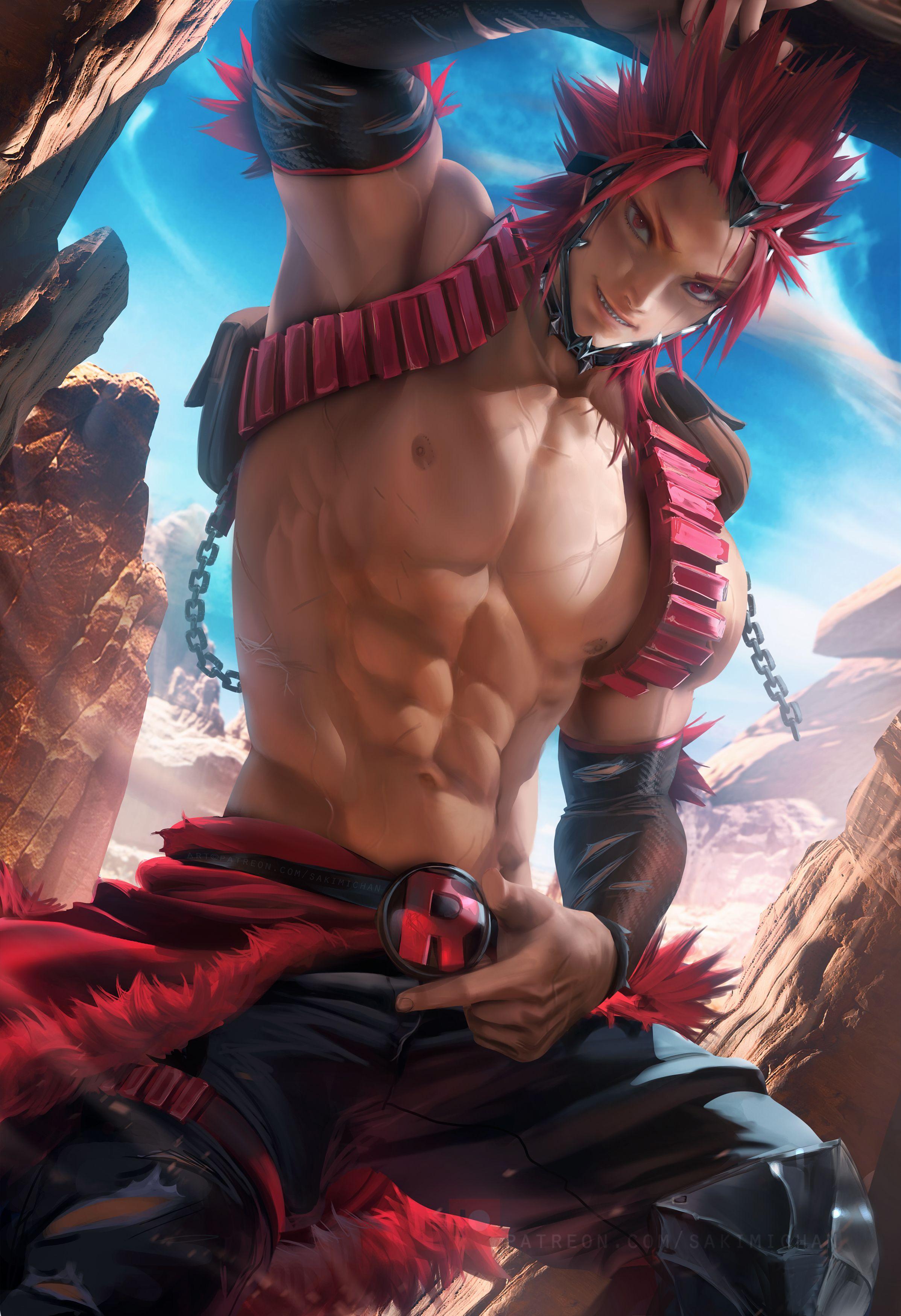 2395x3500 Kirishima Eijirou no Hero Academia Anime