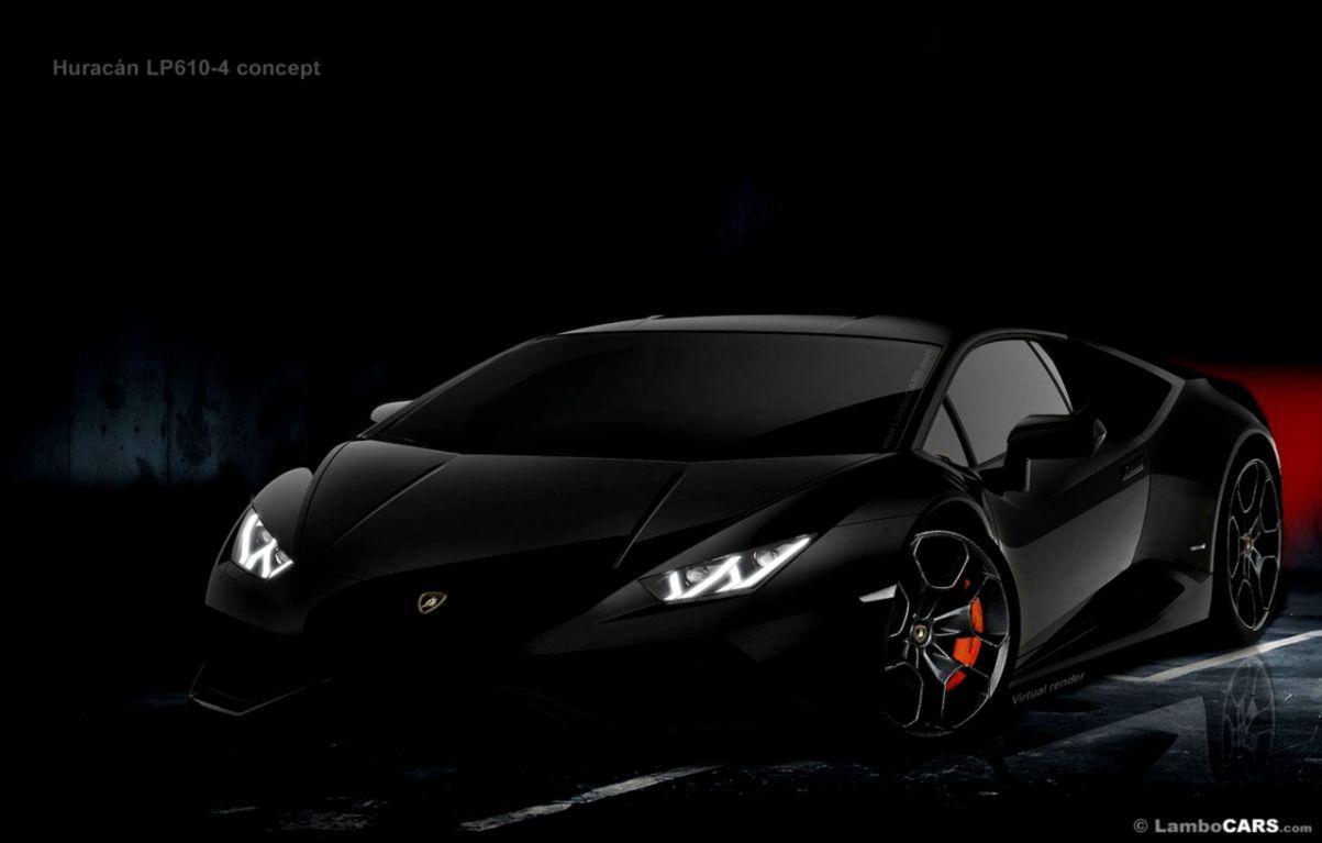 Lamborghini Huracan Matte Black Wallpaper