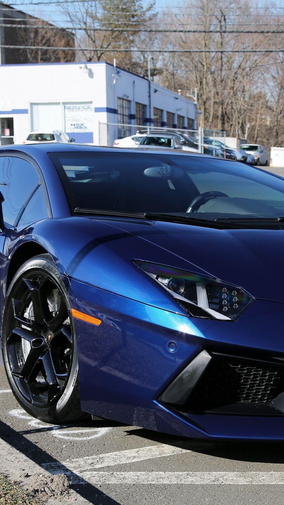 938x1668 Download wallpaper 938x1668 lamborghini aventador, blue