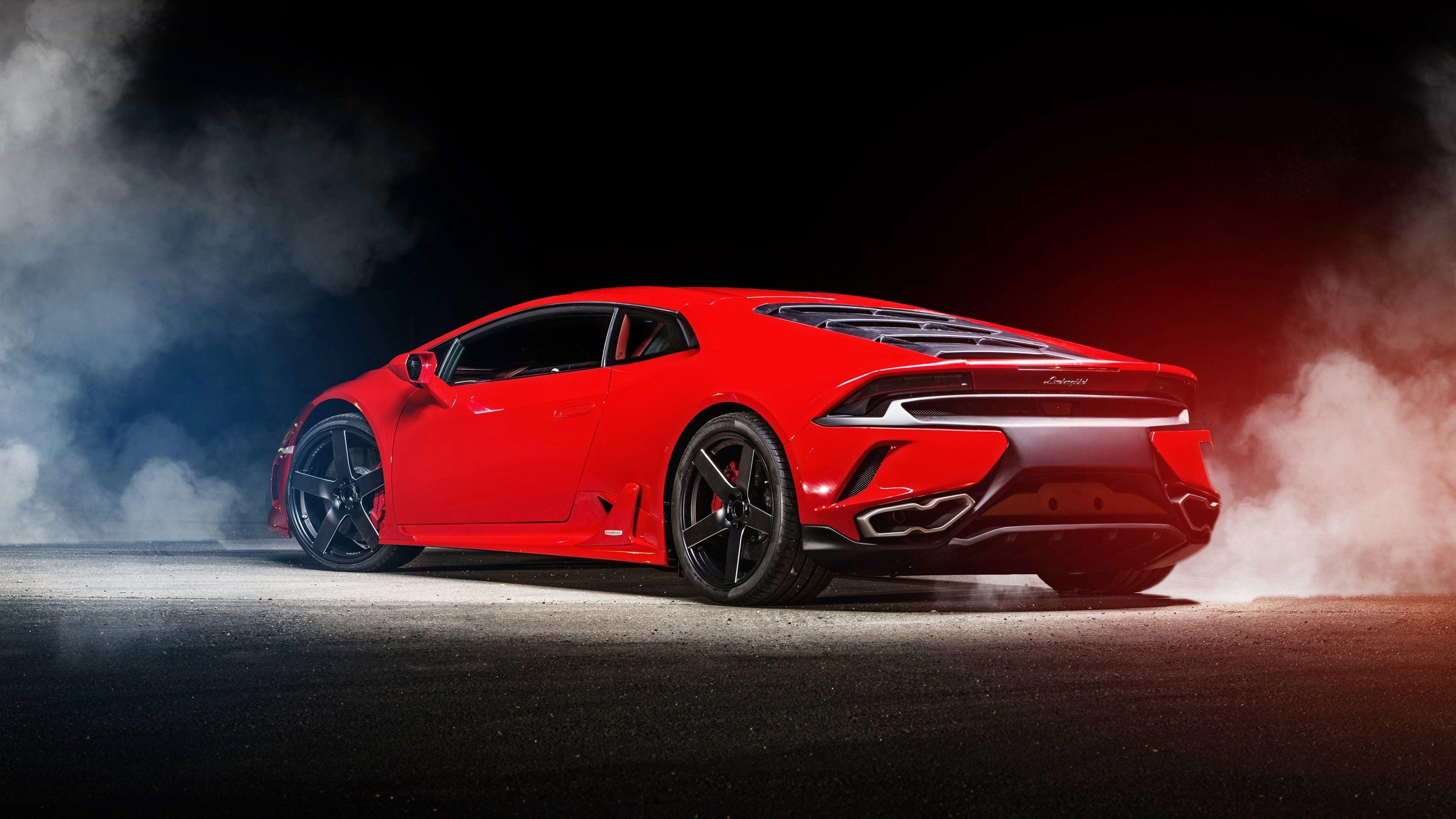 3840x2160 Black Lamborghini Wallpaper