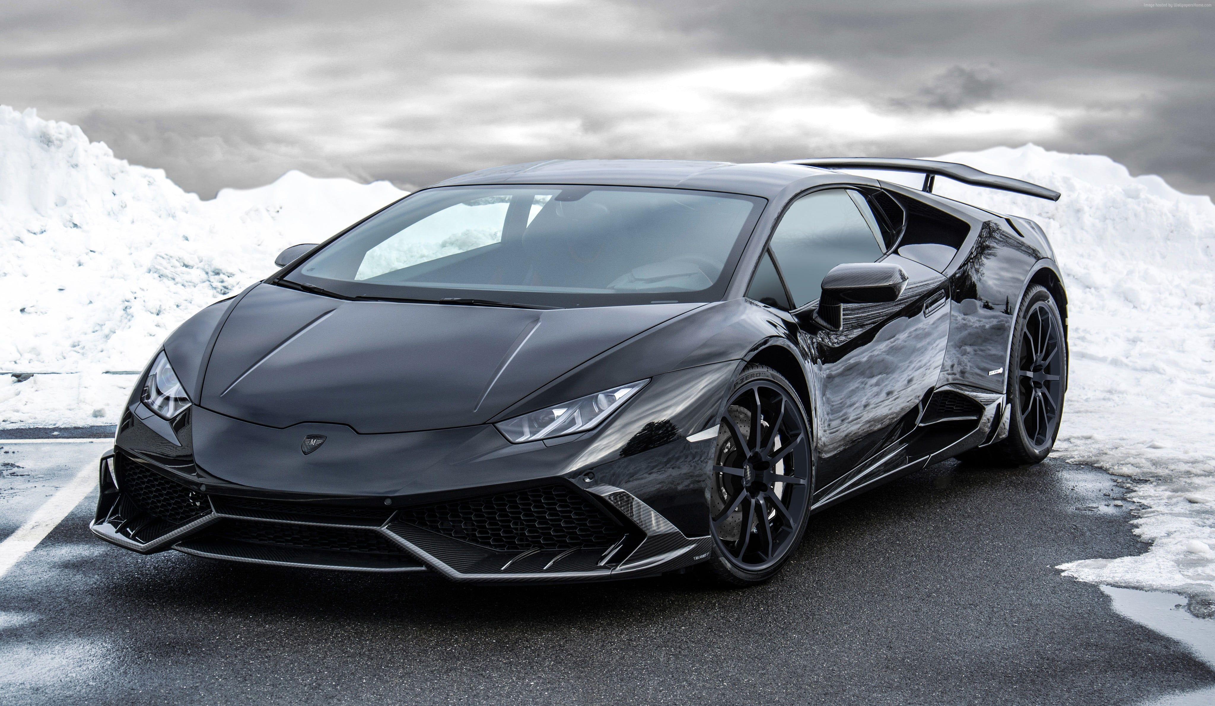 Black Lamborghini Huracan Wallpapers - Top Free Black Lamborghini ...