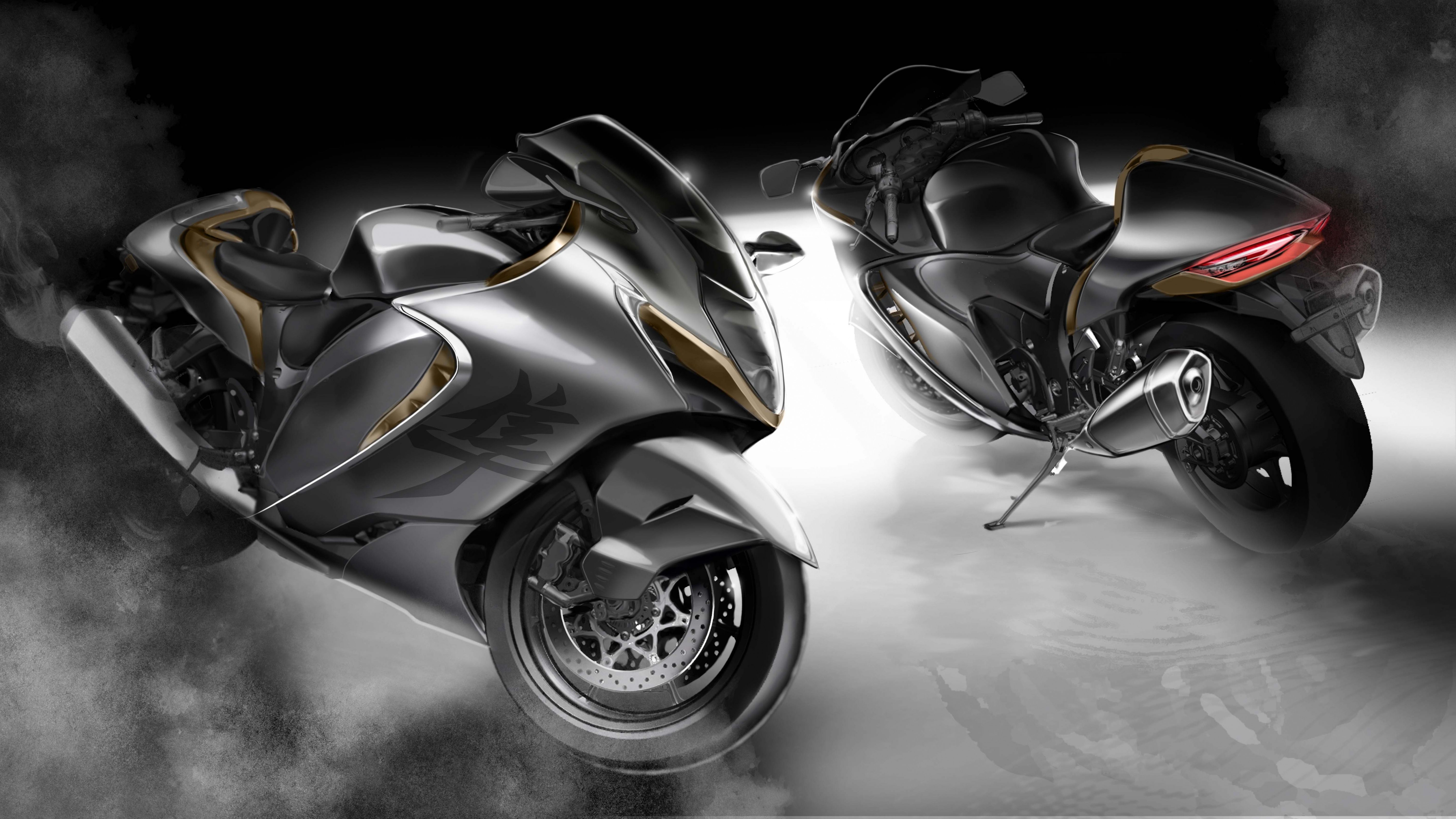 6016x3384 Suzuki Hayabusa Wallpaper 4K, Concept