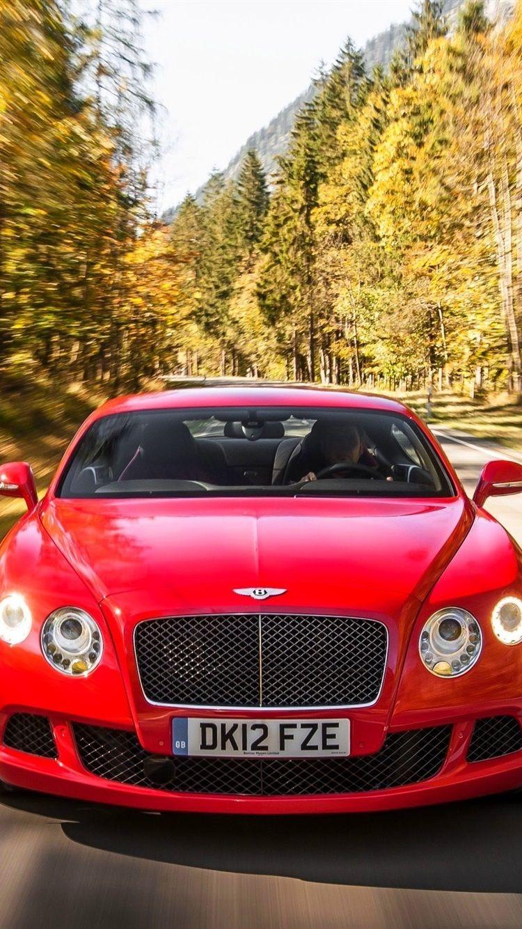750x1334 Bentley Continental GT Red Supercar 750x1334 IPhone 8 7 6 6S