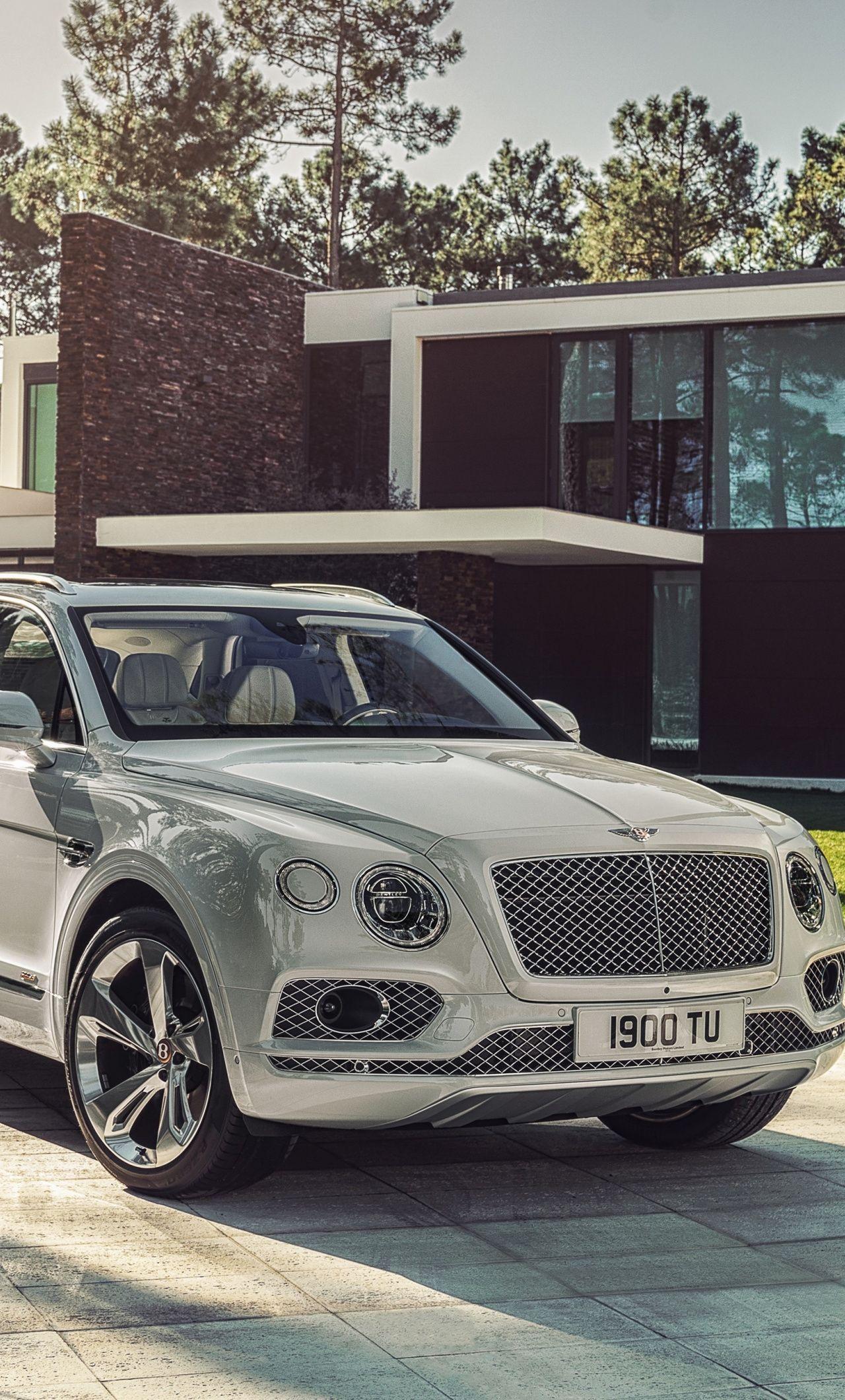1280x2120 Download 1280x2120 wallpaper silver, bentley bentayga