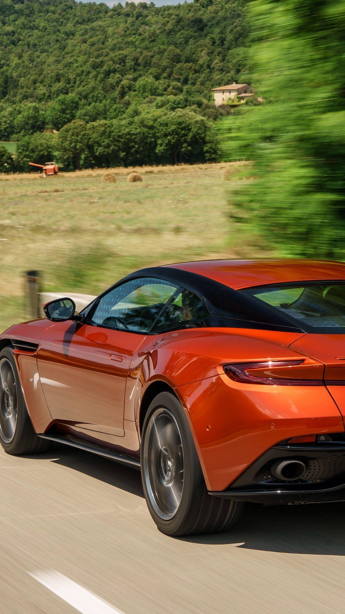 1350x2400 Download wallpaper 1350x2400 aston martin, db red, side