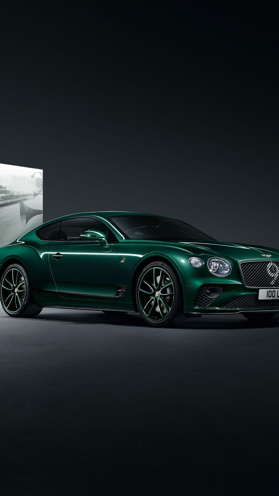 1080x1920 Downaload Green, Bentley Continental GT, number 9 edition