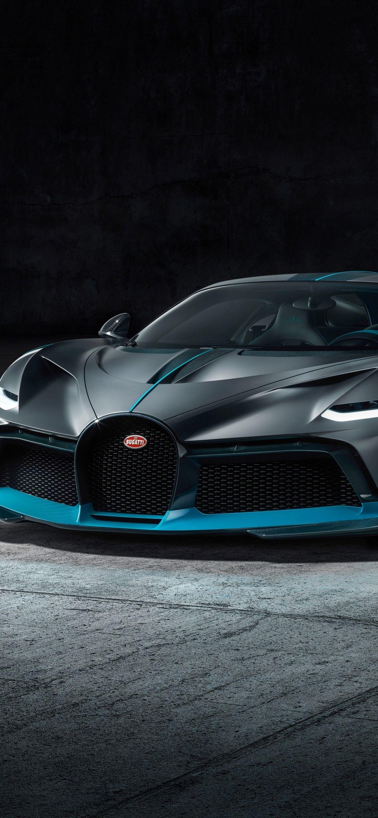 1242x2688 Bugatti Divo black supercar front view 1242x2688 iPhone