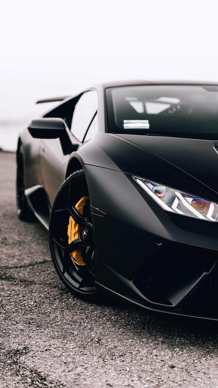 Download Black Lamborghini Aesthetic Wallpaper Background