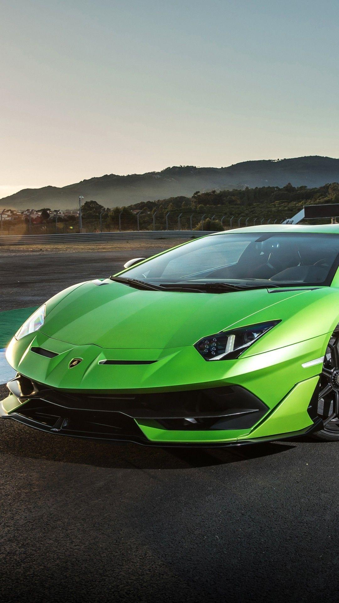 1080x1920 Download 1080x1920 Lamborghini Aventador Svj, Green