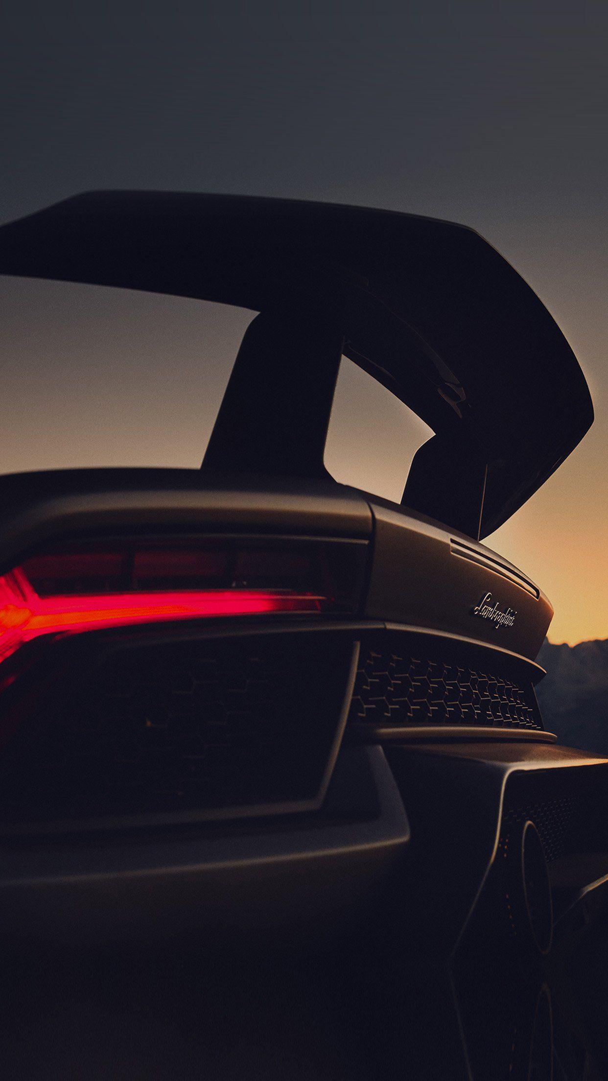 1242x2208 iPhone X wallpaper. lamborghini car dark art illustration