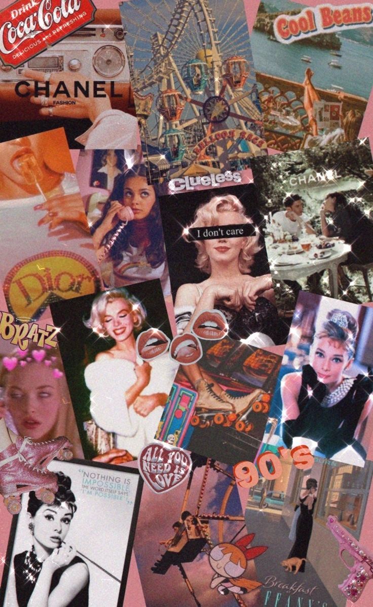 736x1196 Nostalgic 90s Wallpaper with a Vintage