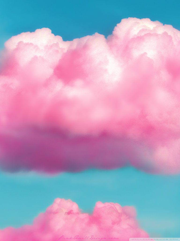 768x1024 Pink Fluffy Clouds Ultra HD Desktop Background Wallpaper for 4K UHD TV : Widescreen & UltraWide Desktop & Laptop : Tablet
