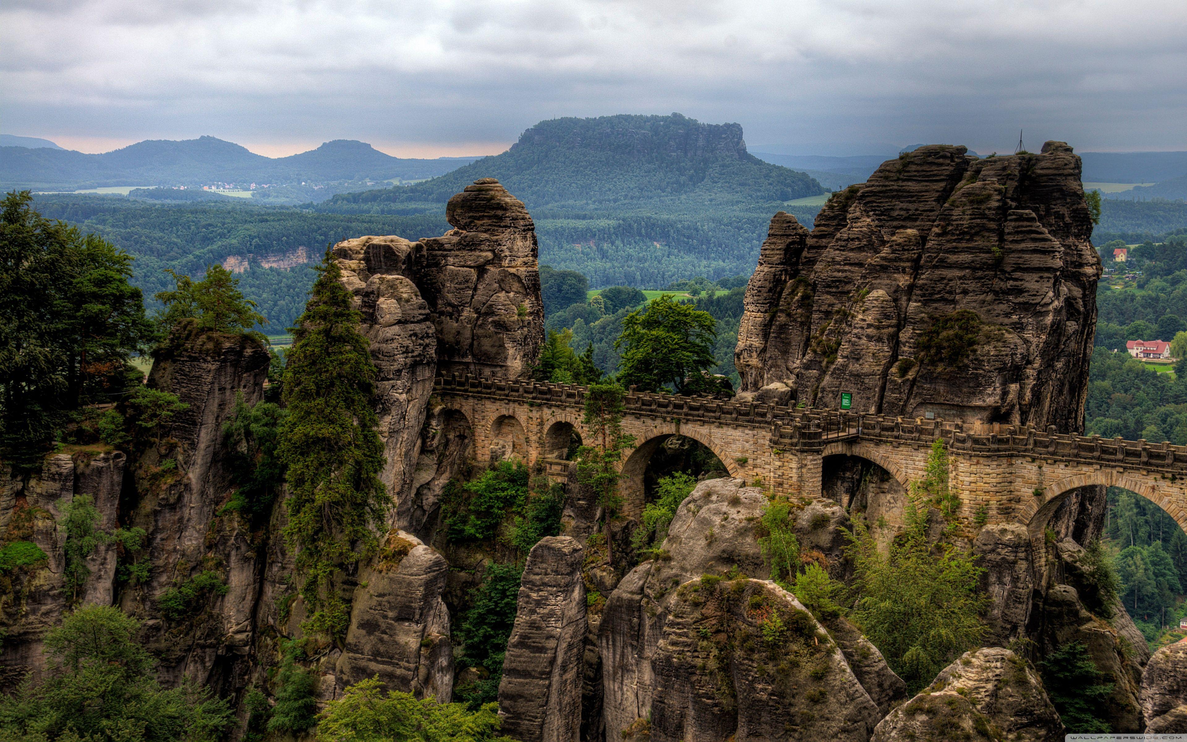 3840x2400 Saxon Switzerland National Park ❤ 4K HD Desktop Wallpaper