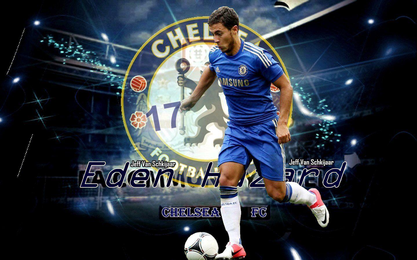 1440x900 Eden Hazard Football Wallpaper