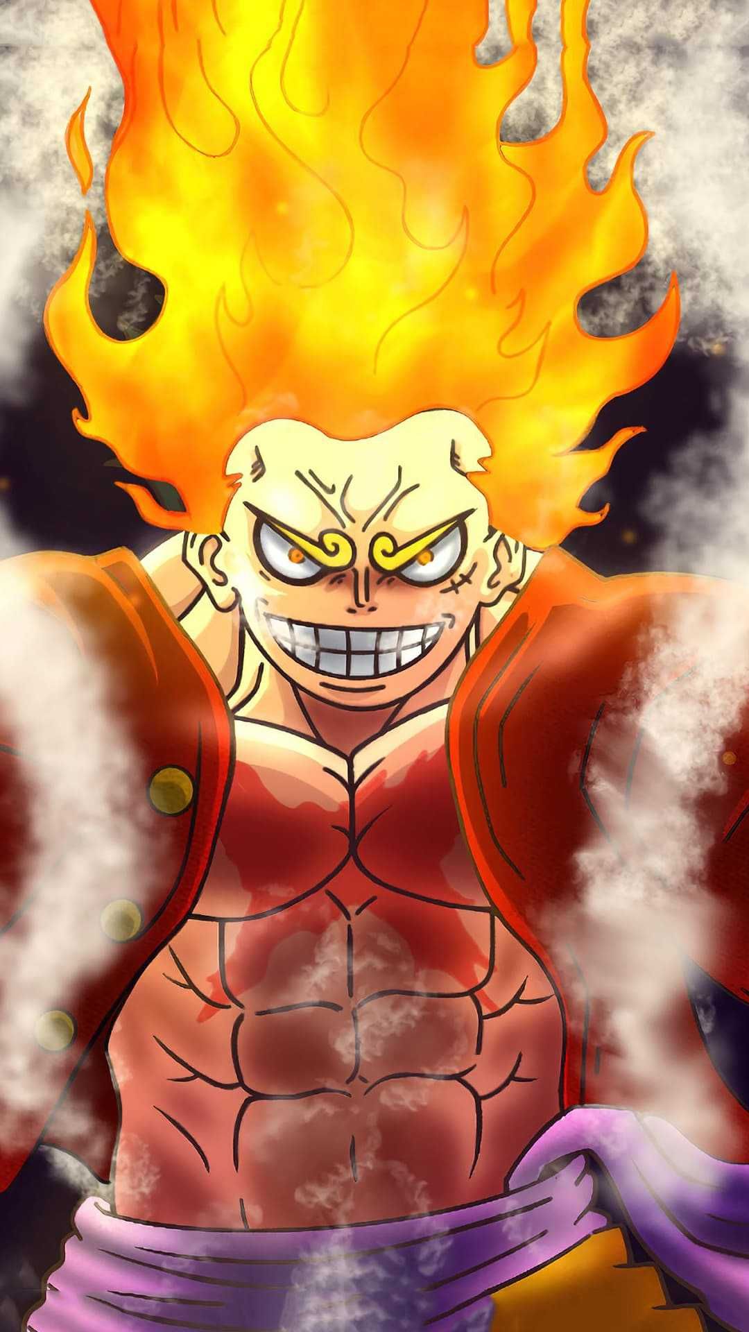 1080x1920 Luffy Gear 5 Wallpaper. Luffy gear 5