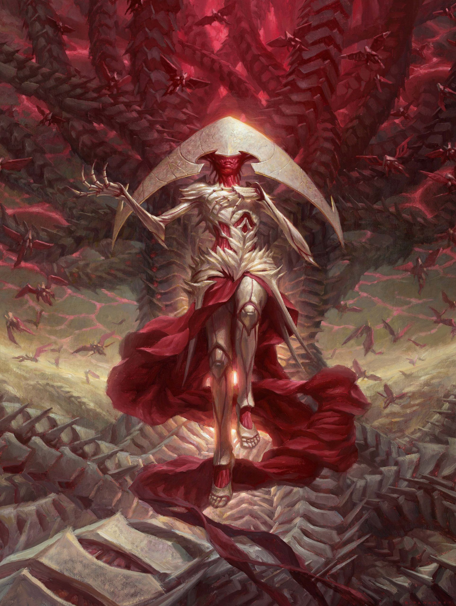 1927x2560 Elesh Norn. Mtg altered art, Mtg art