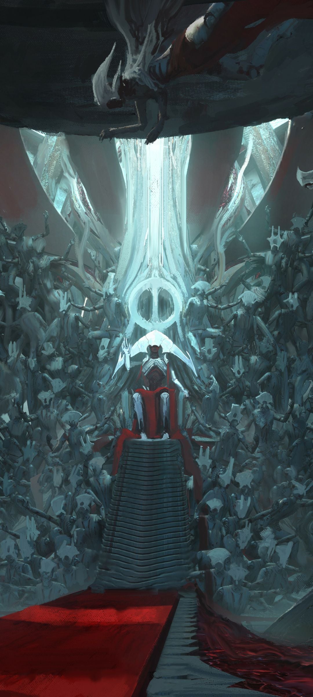 1080x2400 Elesh Norn's Palace By Leon Tukker