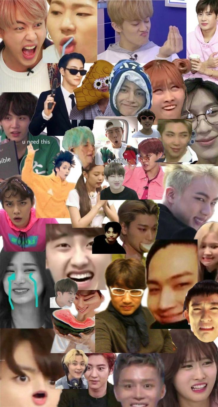 736x1376 Kpop Meme Collage