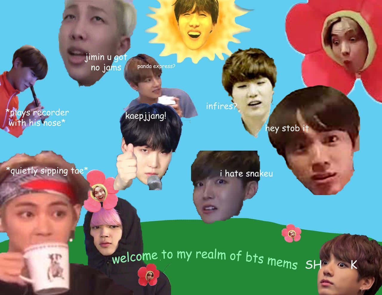 1280x990 Download Funny Bts Faces Memes Picture