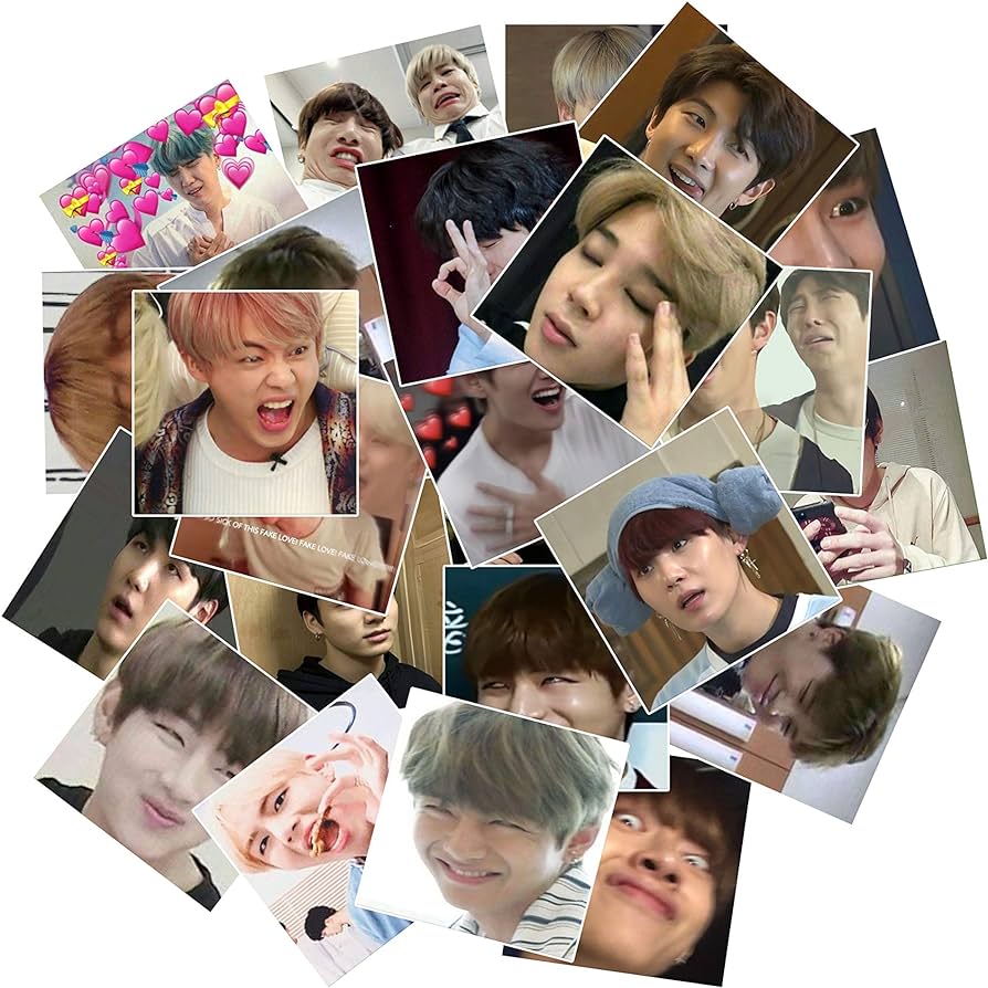 894x894 BTS Memes Funny Stickers
