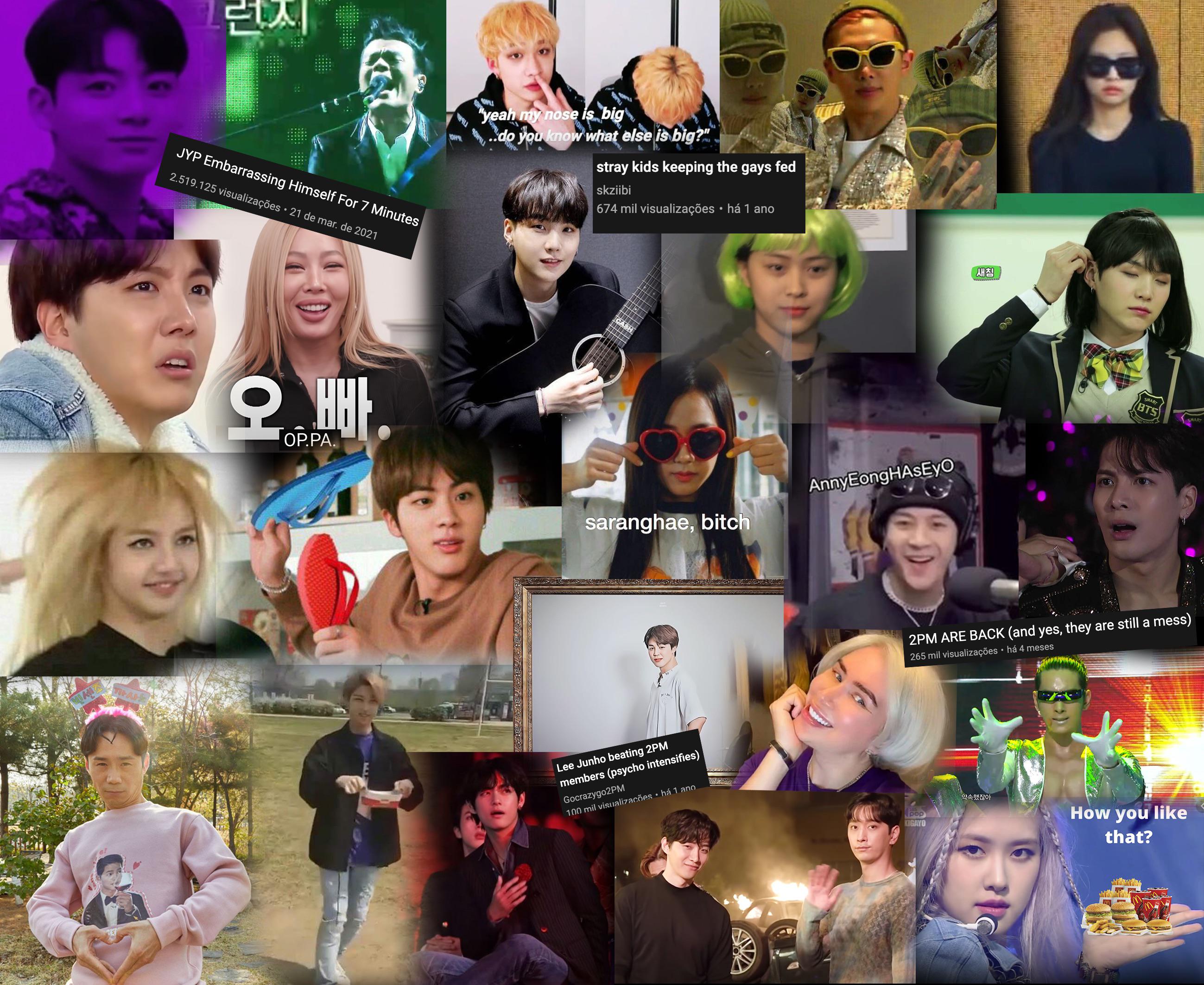 2598x2126 ugly kpop cake with my favorite pics