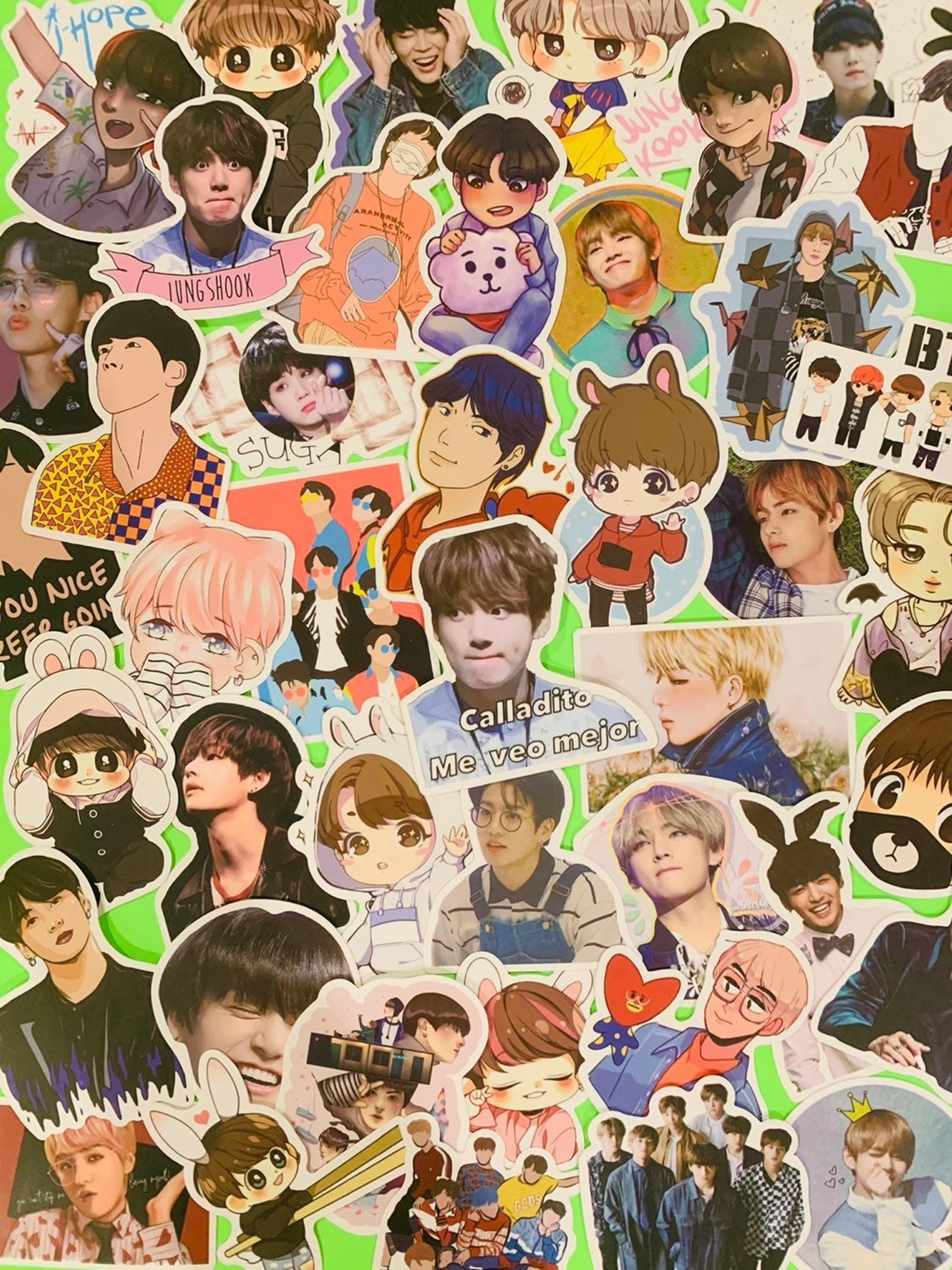 3840x5124 BTS Travel Stickers