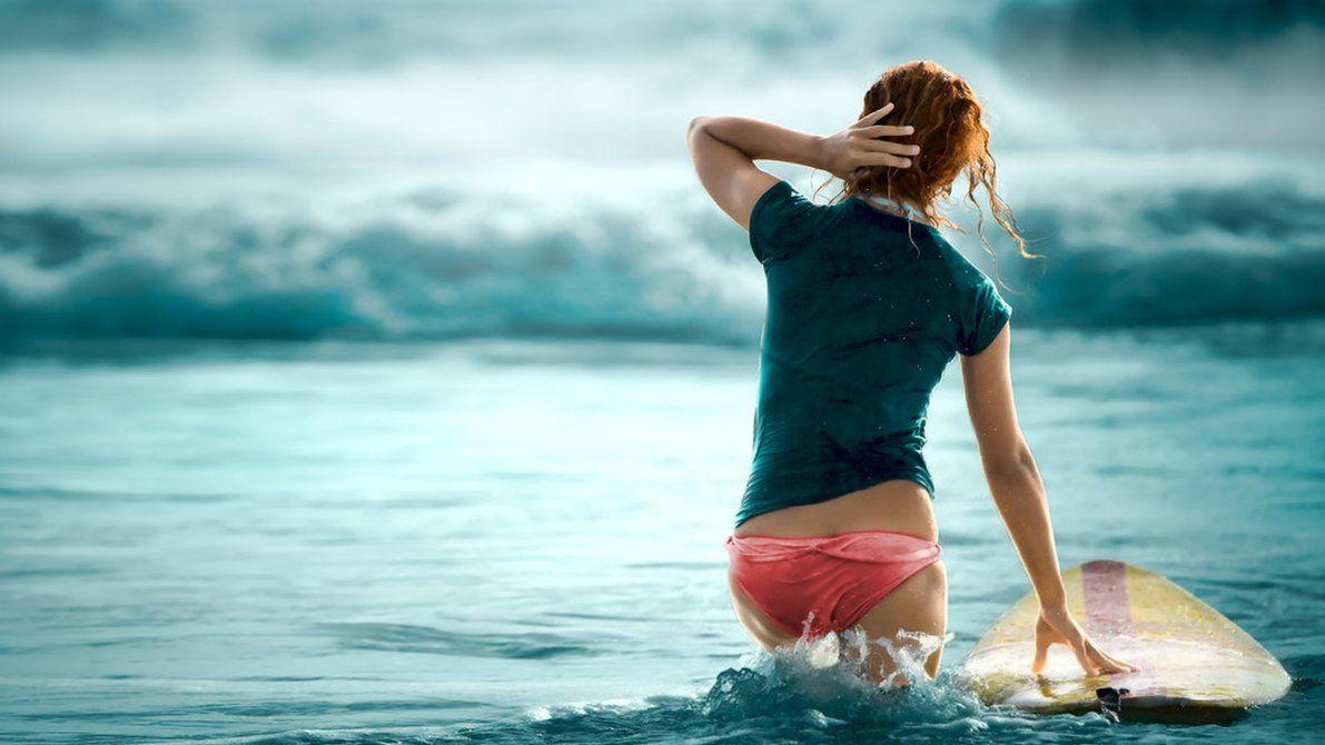 1191x670 Surfer girl wallpaper