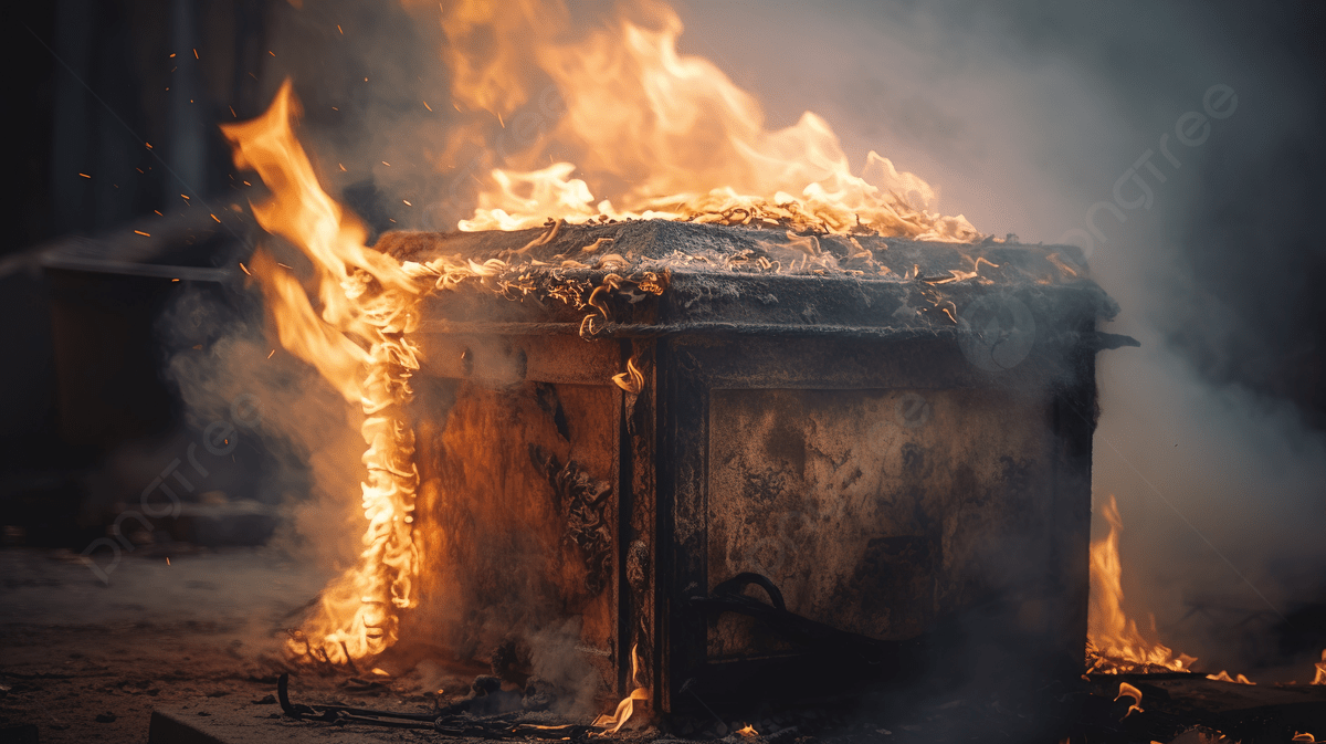1200x673 Fire Burning Outside Of A Box
