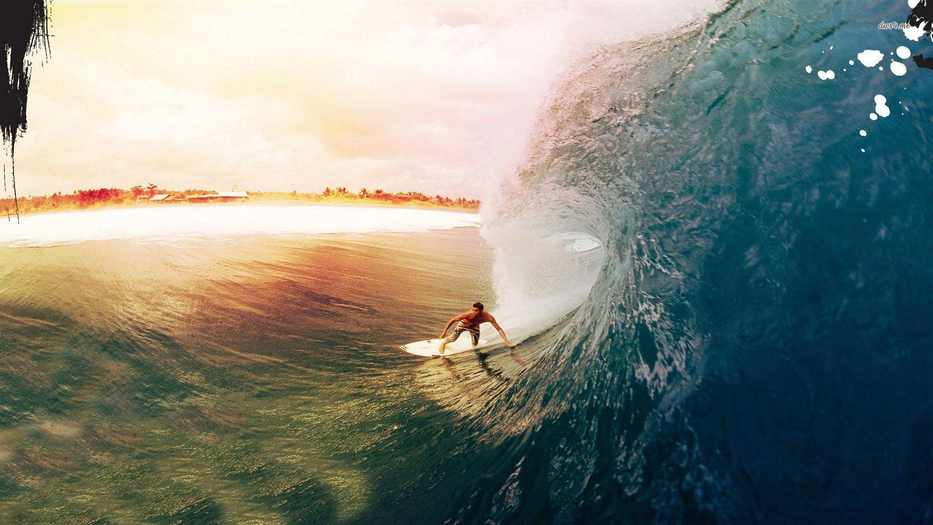 1920x1080 HD Surfing Wallpaper