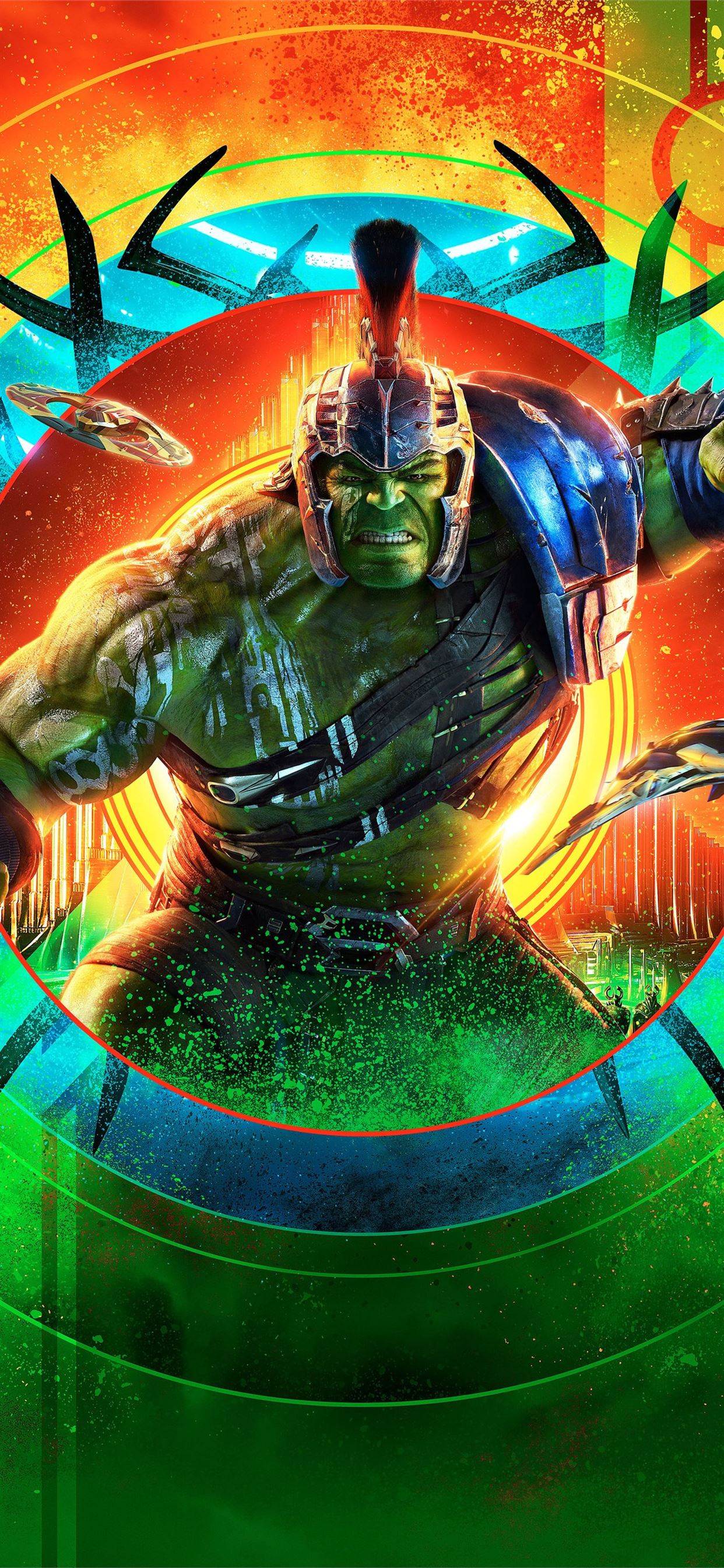 1242x2688 hulk thor ragnarok 12k iPhone 11