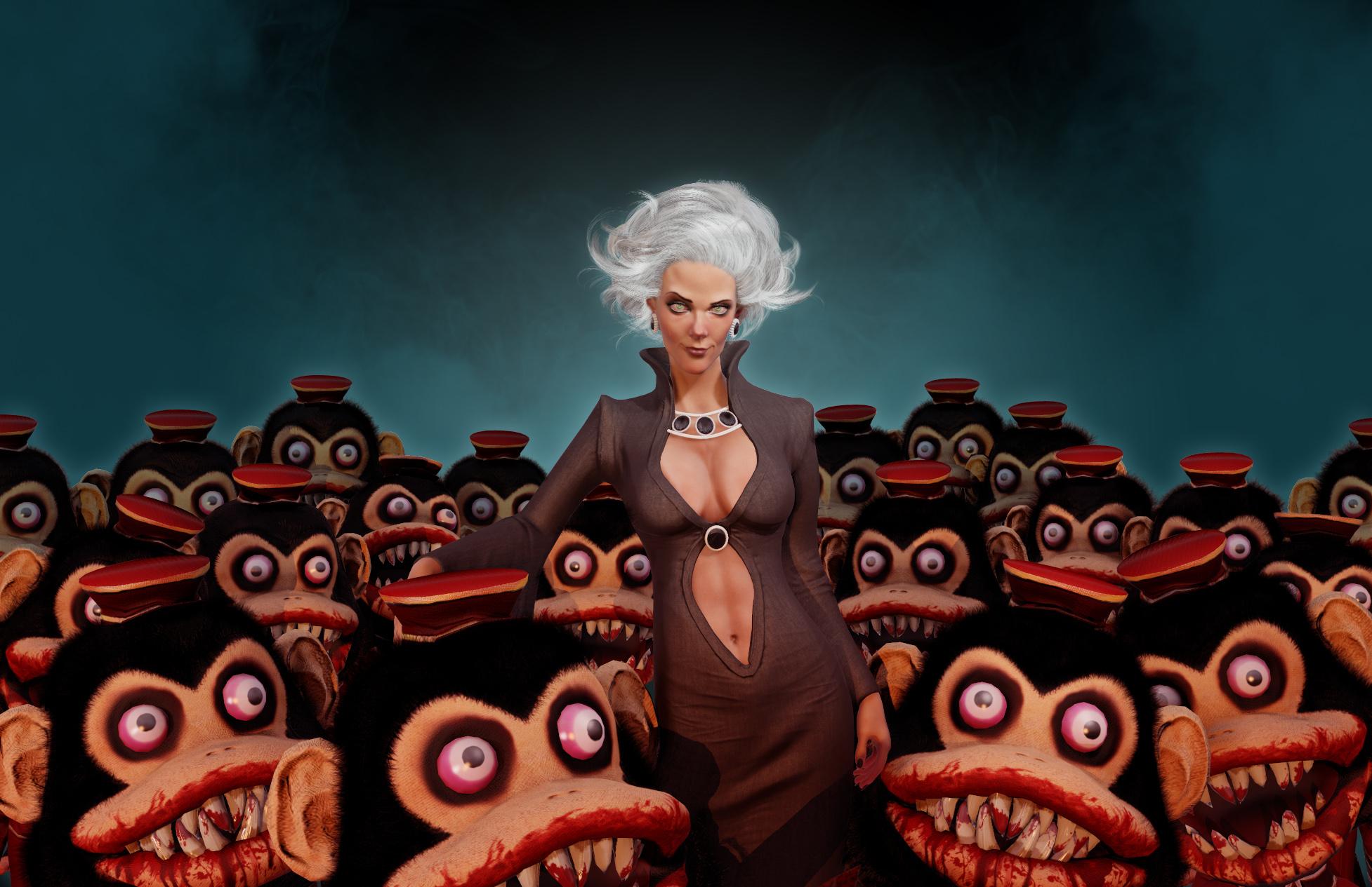 1954x1265 Dark Deception Wallpaper