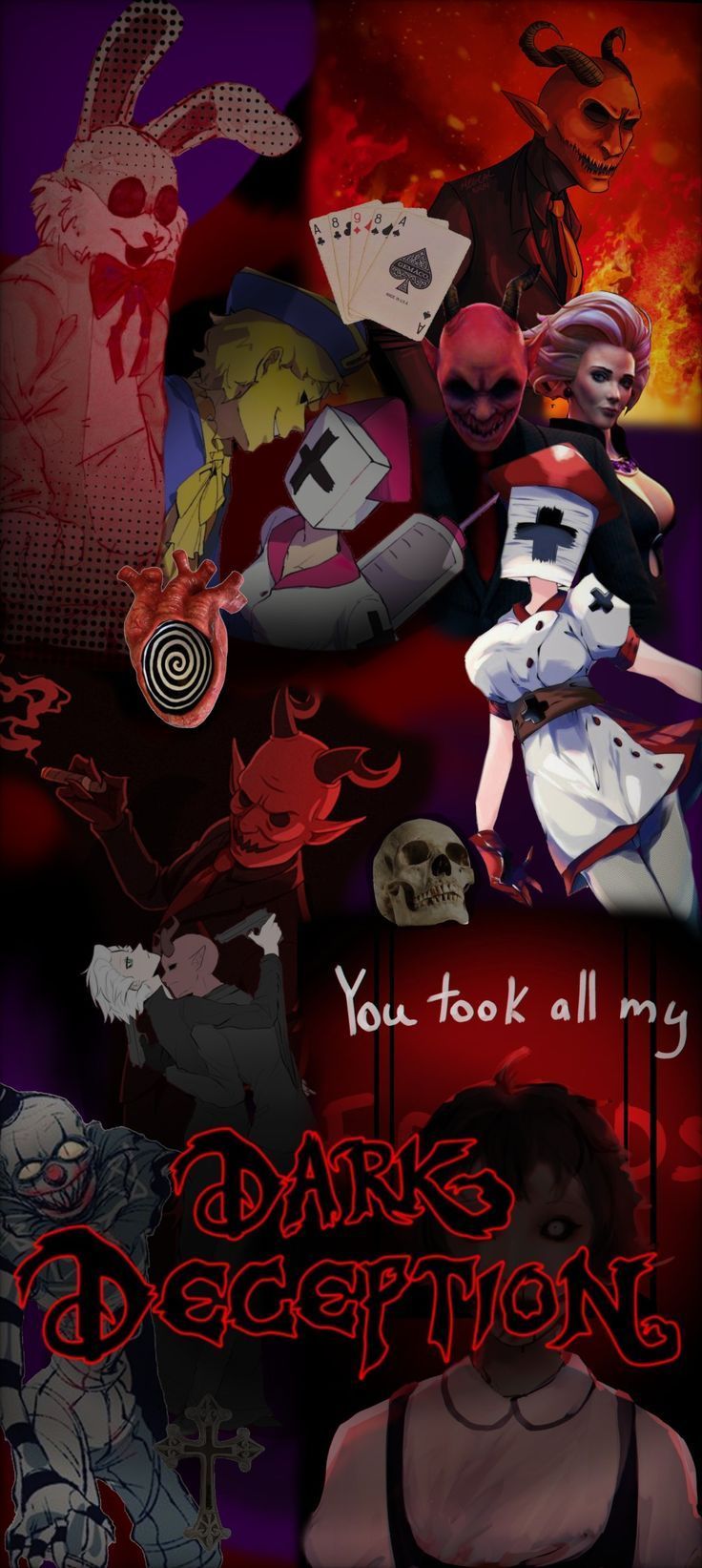 736x1643 Dark Deception wallpaper