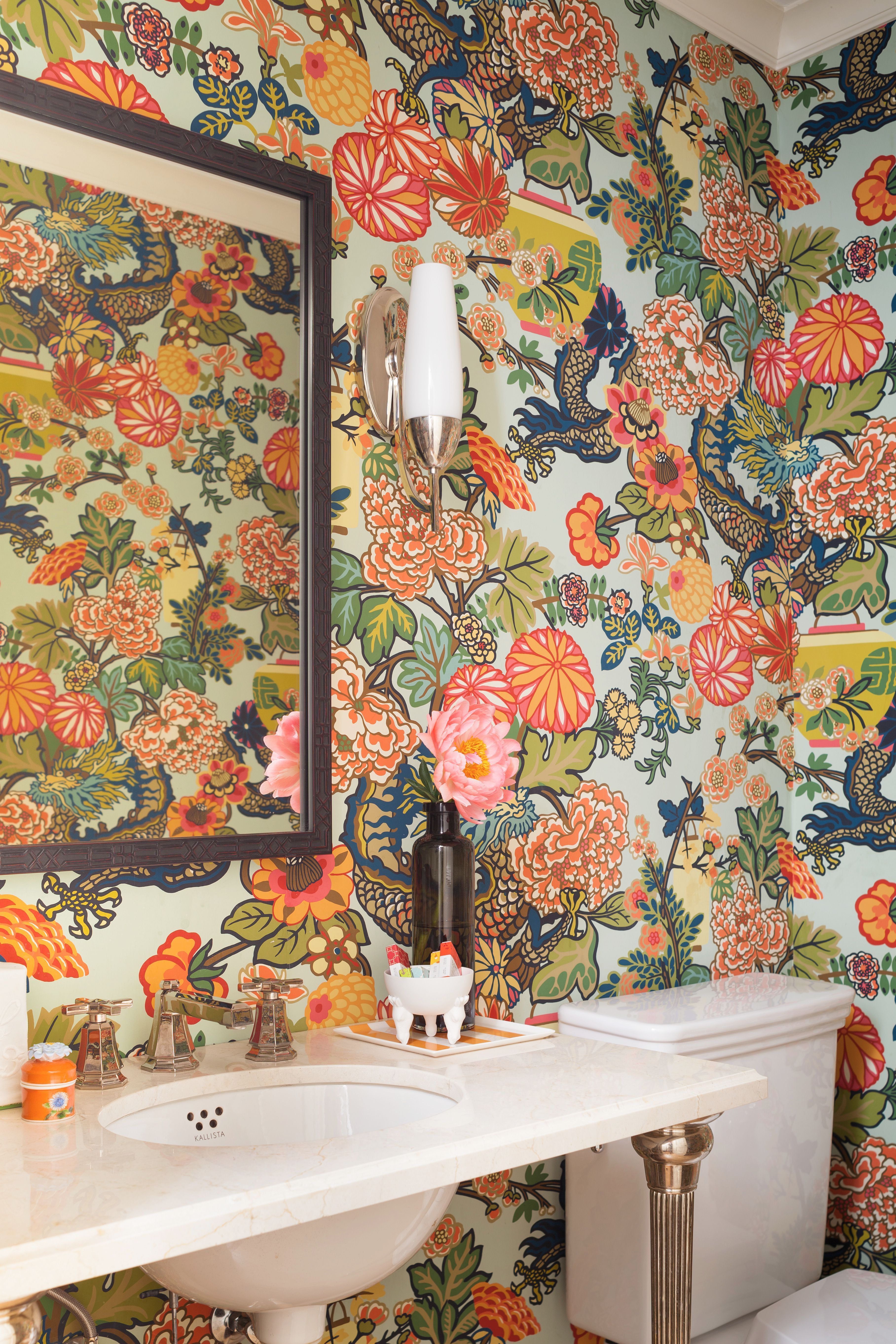 3633x5449 Bathroom Wallpaper Ideas to Add Updated Pattern and Color