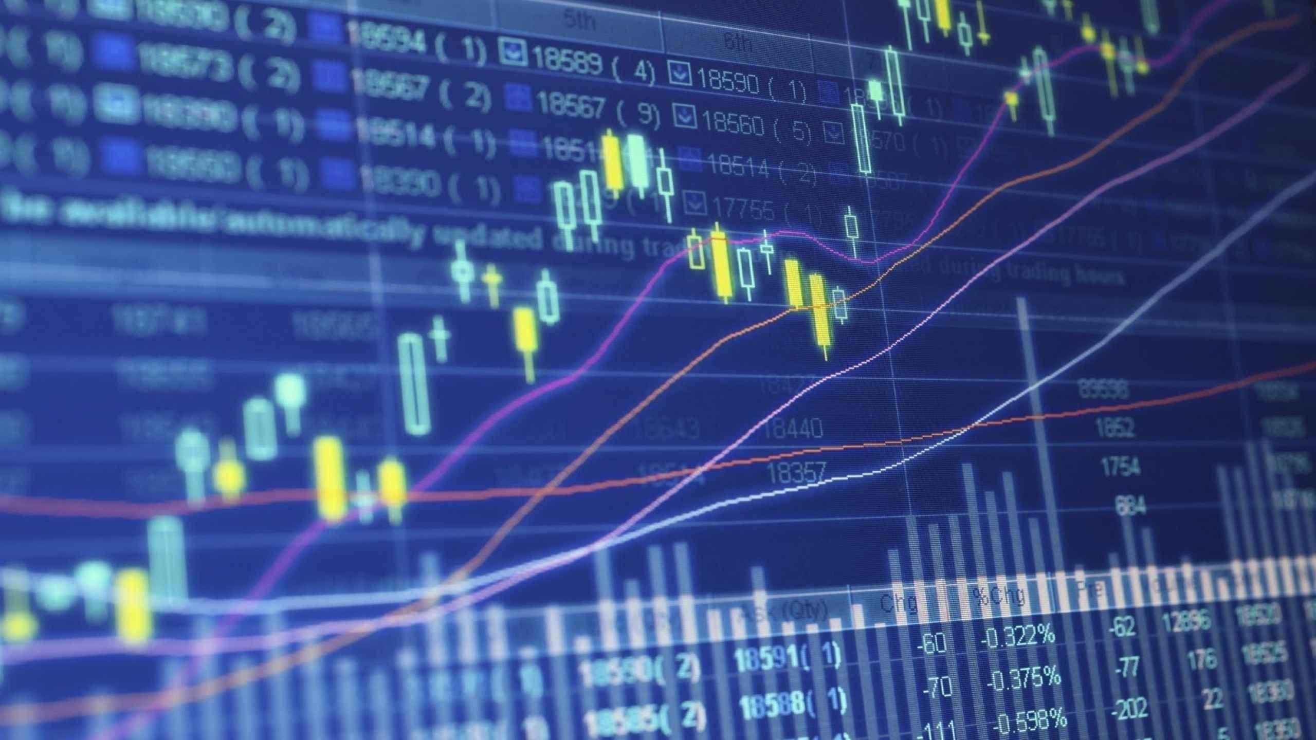 A computer desktop wallpaper for forex trading terminal ai generative desktop  background 22460209 Stock Photo at Vecteezy