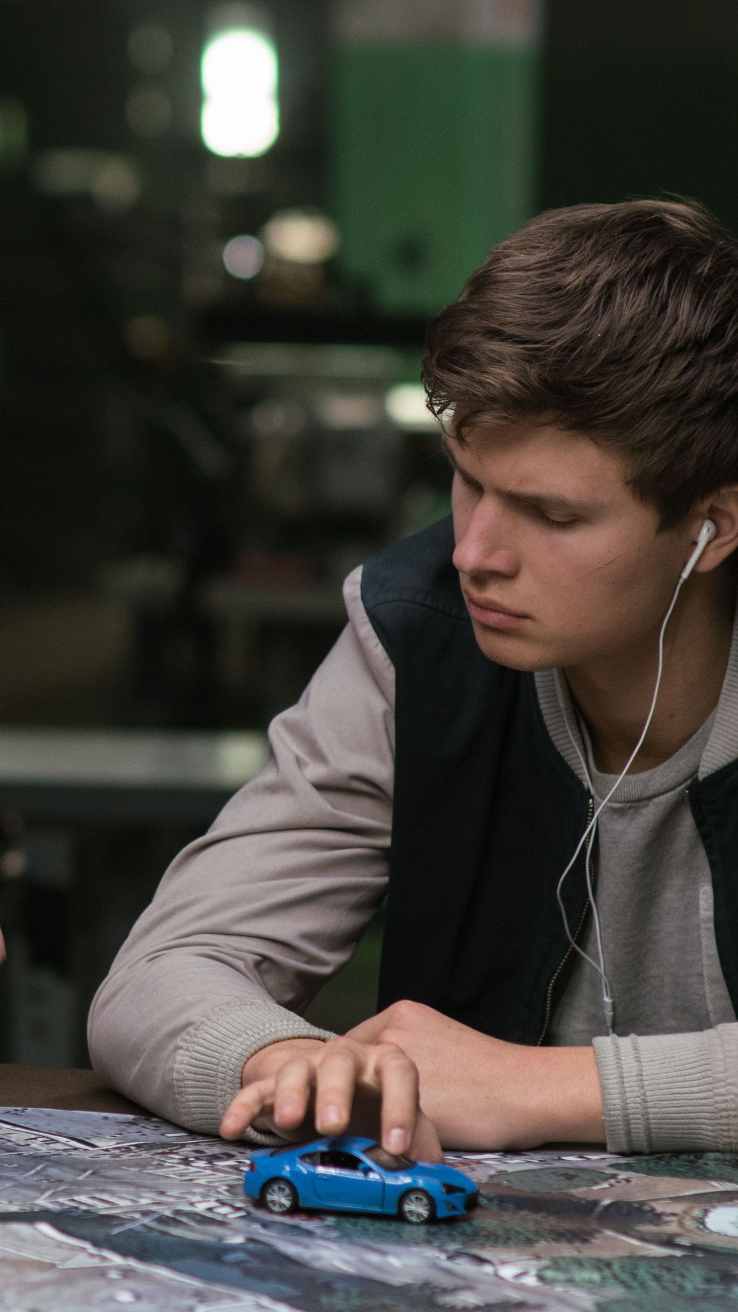 1440x2560 Wallpaper Baby Driver, Edgar Wright