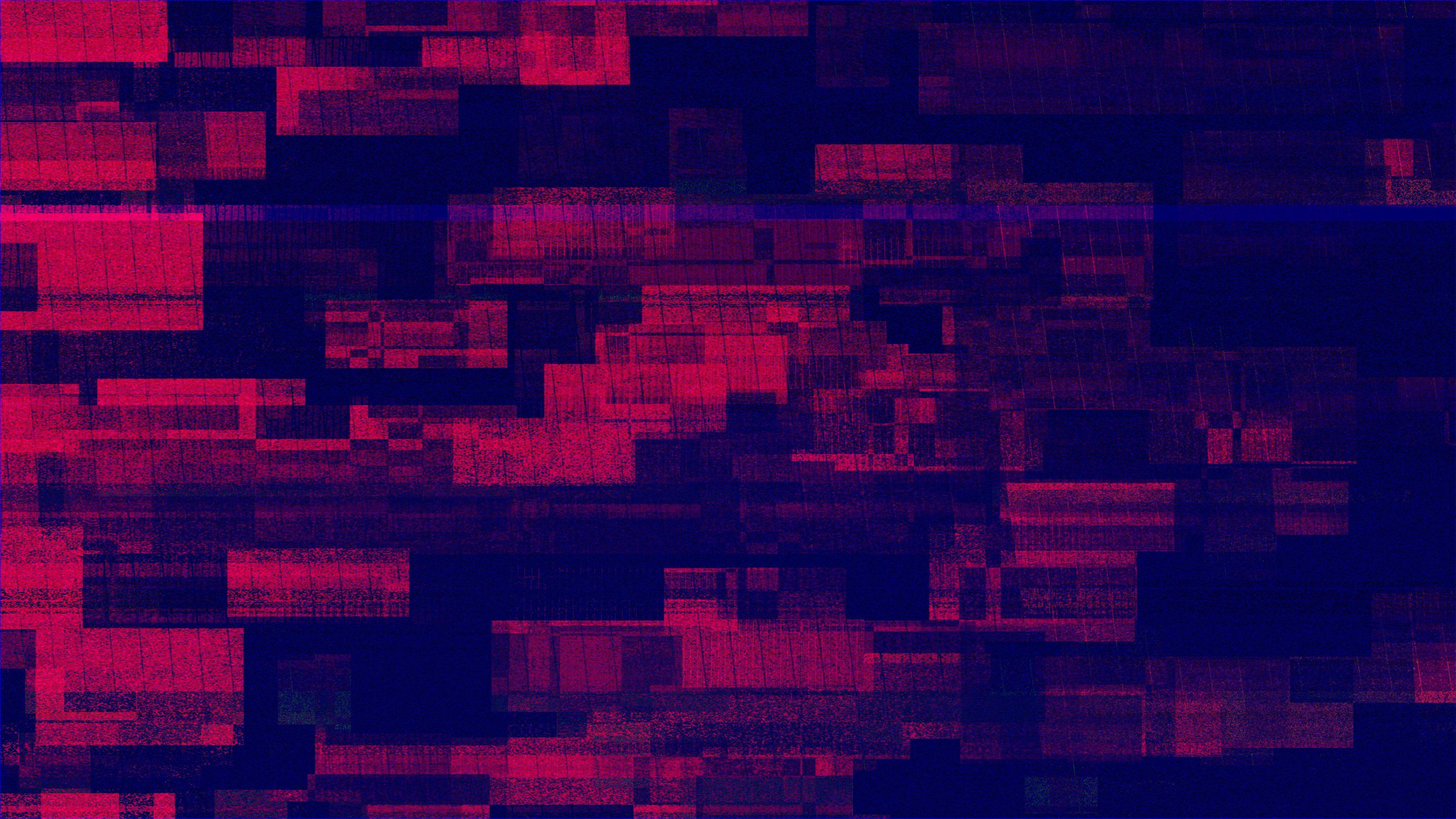 4096x2304 Tải xuống hình nền 4096x2304 glitch art, đường nét, pixel