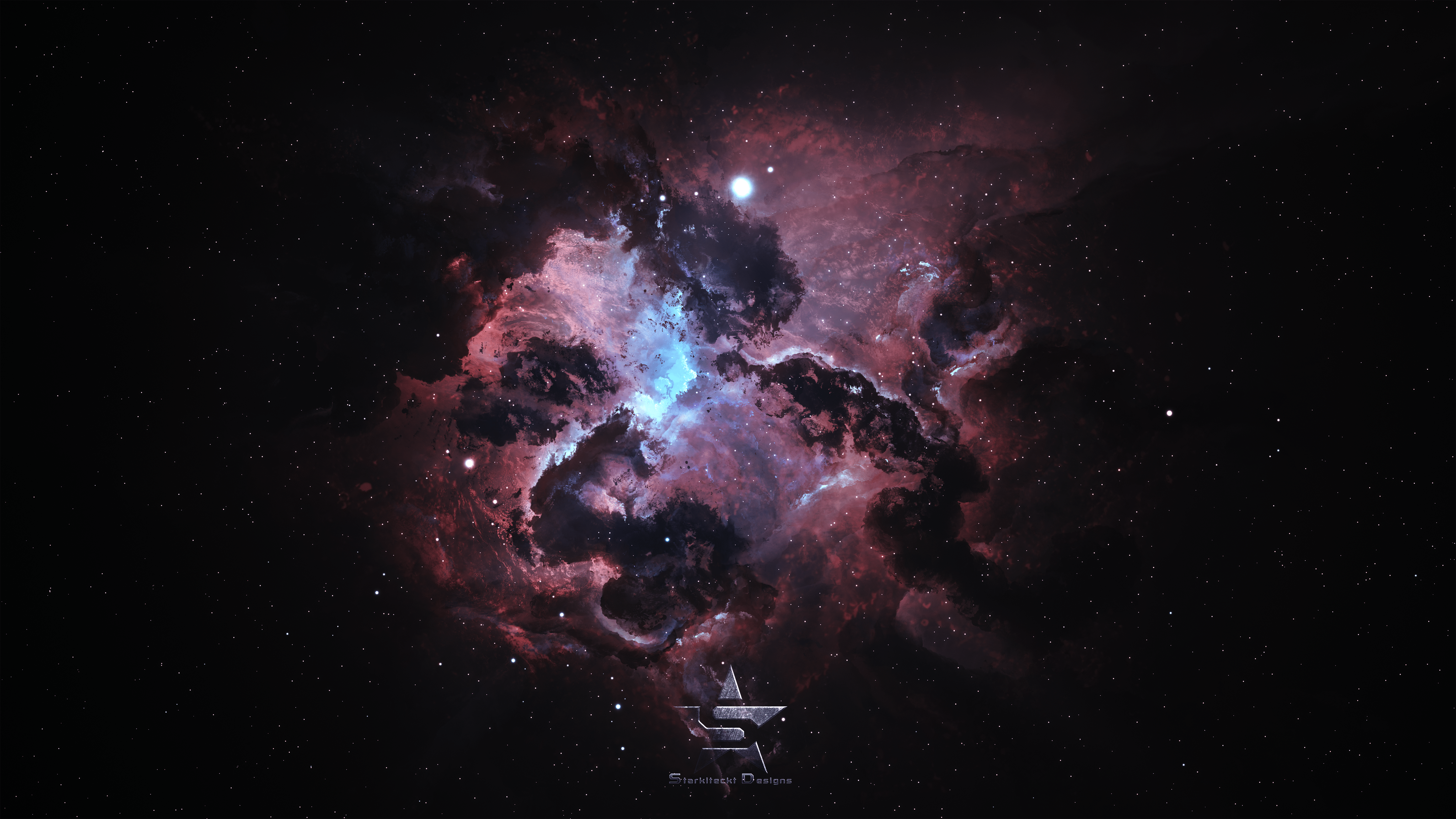 Hình nền Ultra HD 4096x2304 Atlantis Nexus Nebula 4k.  Tiểu sử