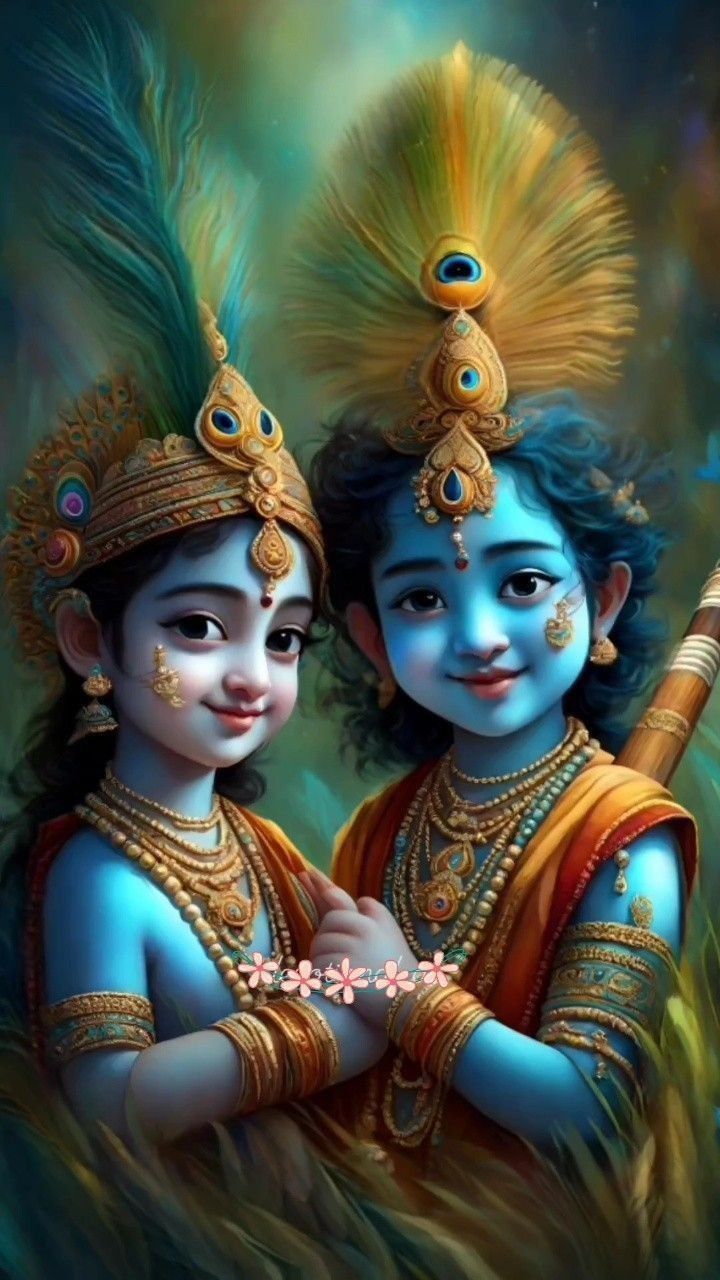 720x1280 radhe krishna image