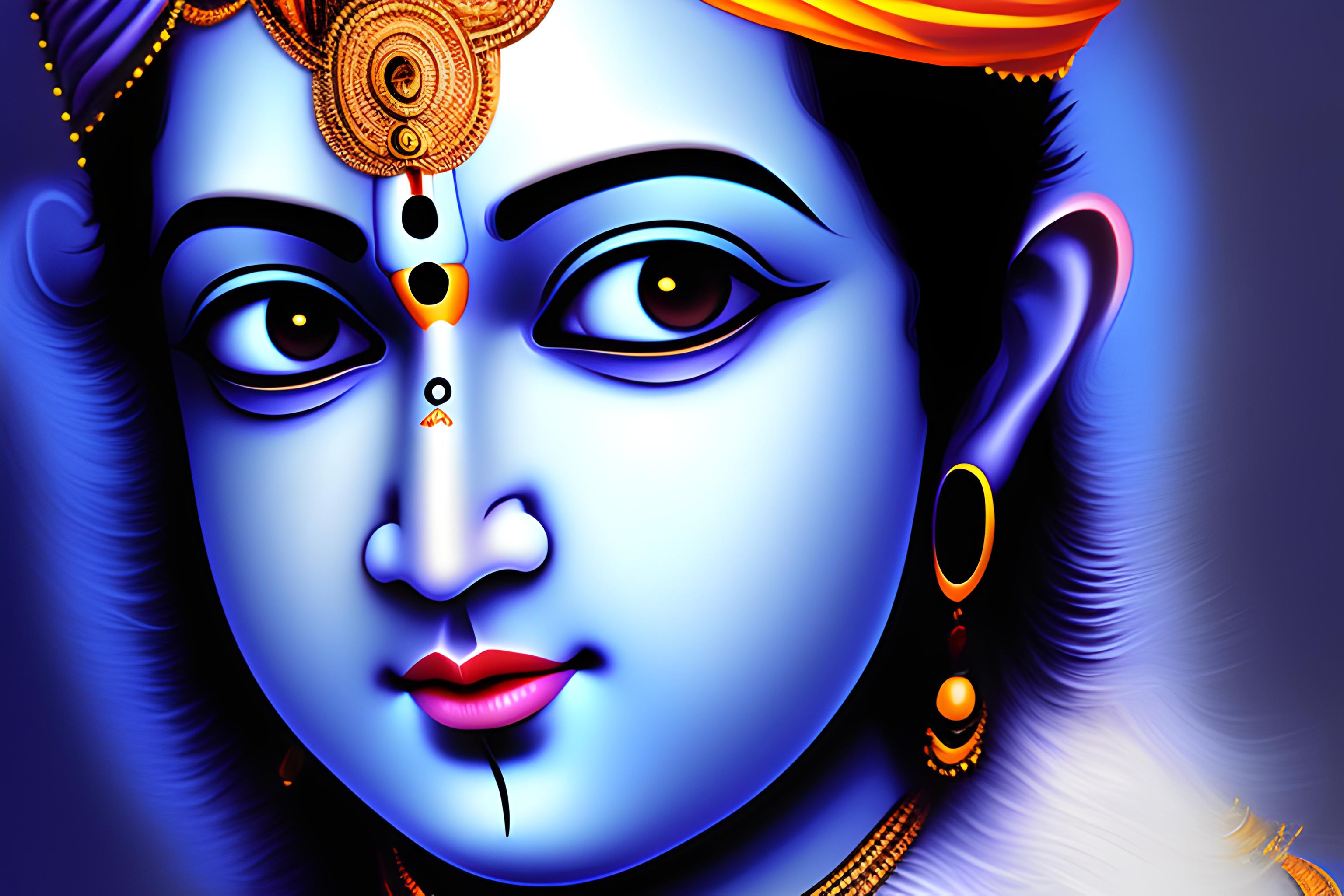 3072x2048 Lord Krishna