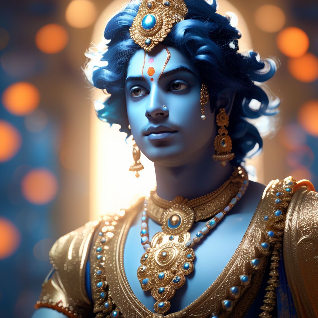 1024x1024 RADHA AND KRISHNA MOST BEAUTIFUL AI