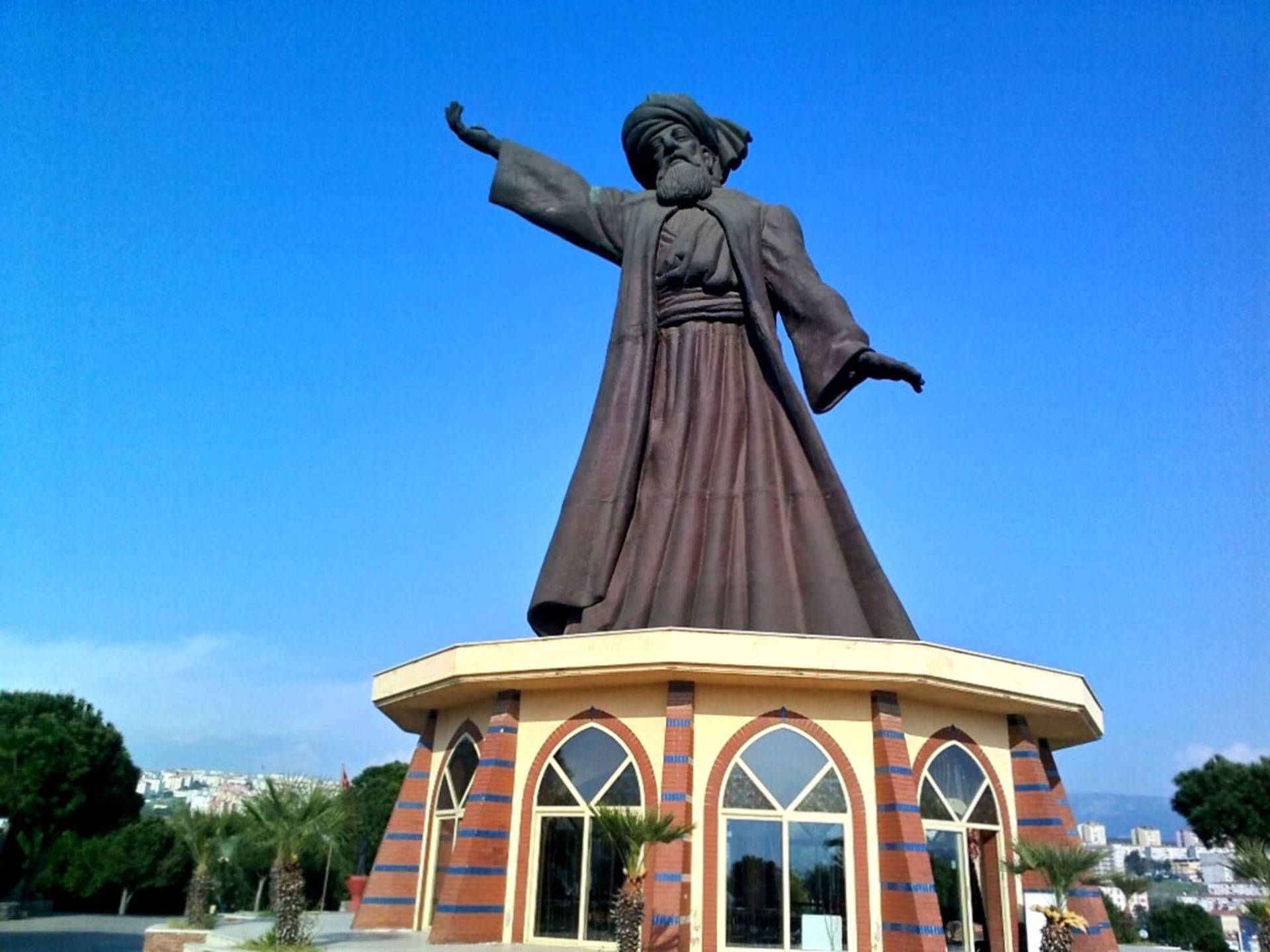 1920x1440 Download free Konya Statue Of Mevlana